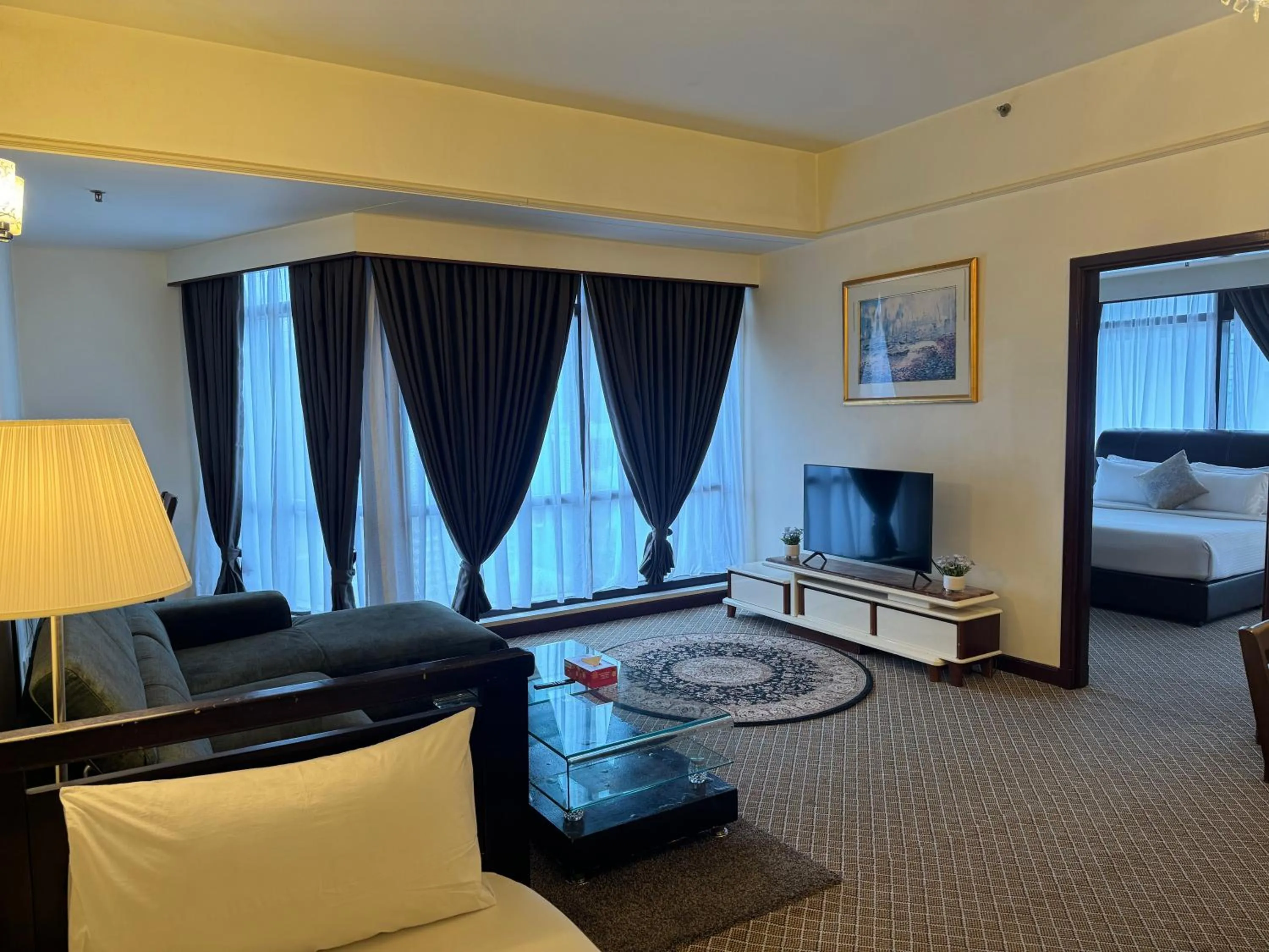 TV and multimedia, Bed in Serviced Apartments at Times Square Kuala Lumpur by Robinsons