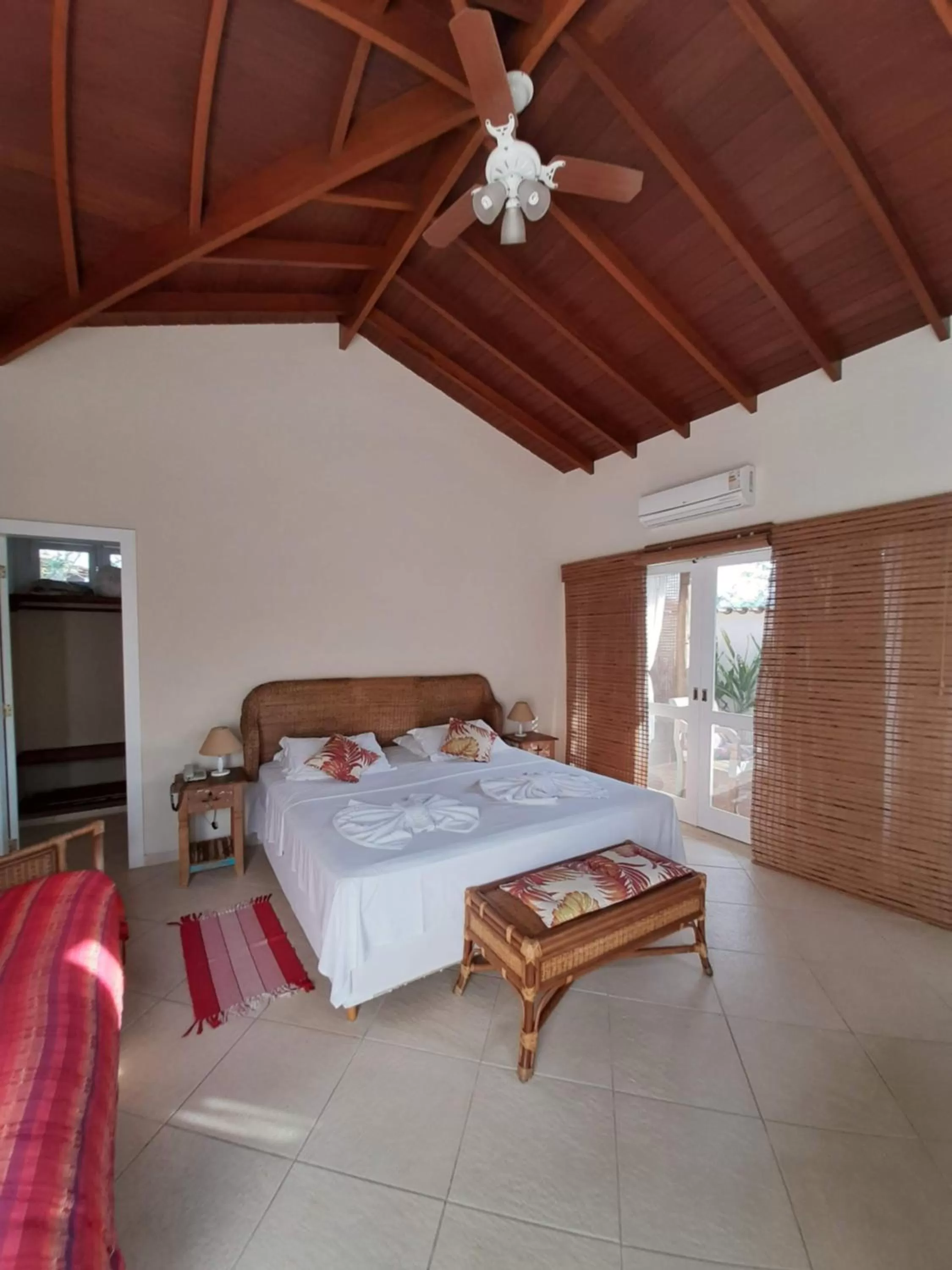 Bed in Pousada Pomar Paraty