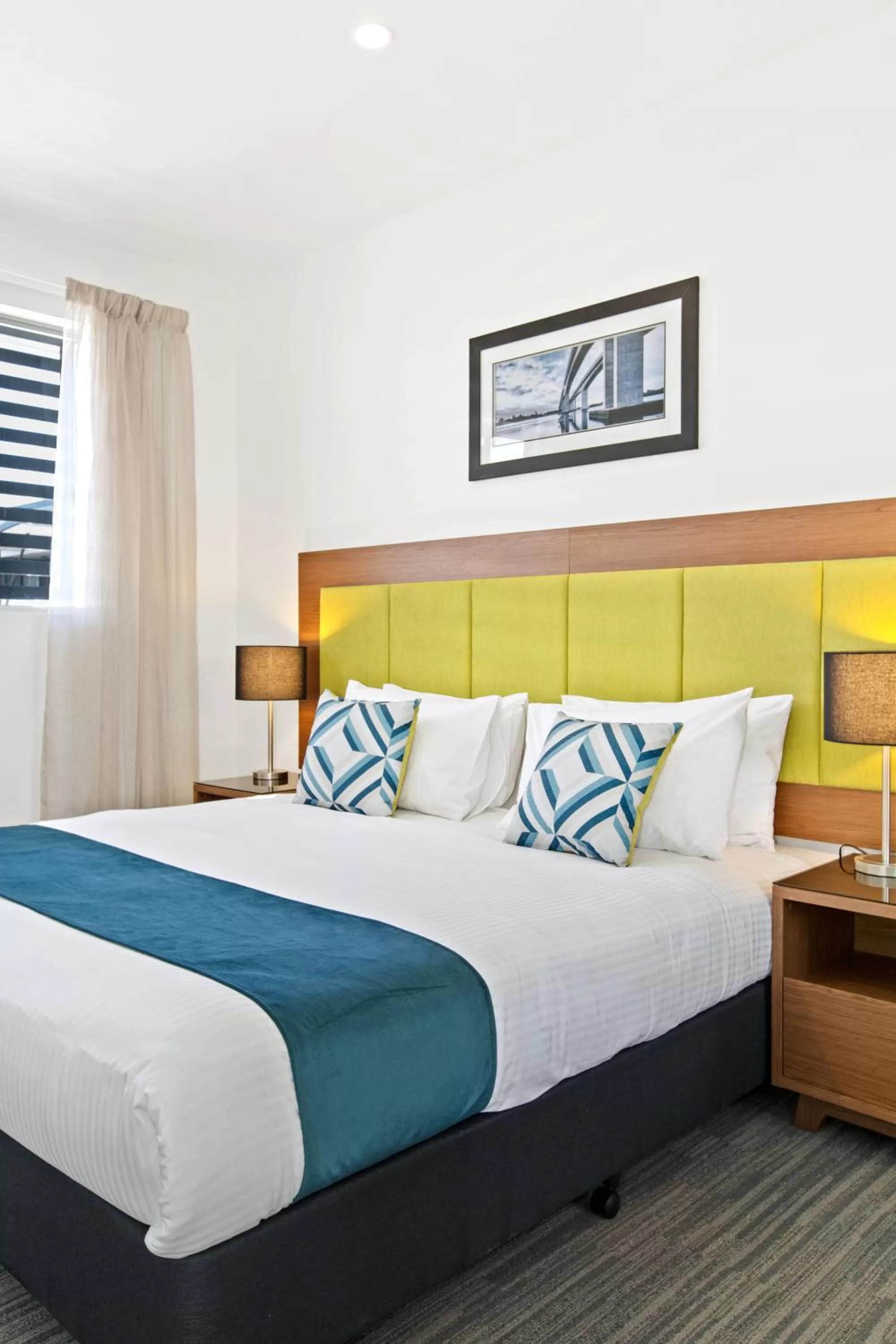 Bedroom, Bed in Quest Chermside on Playfield