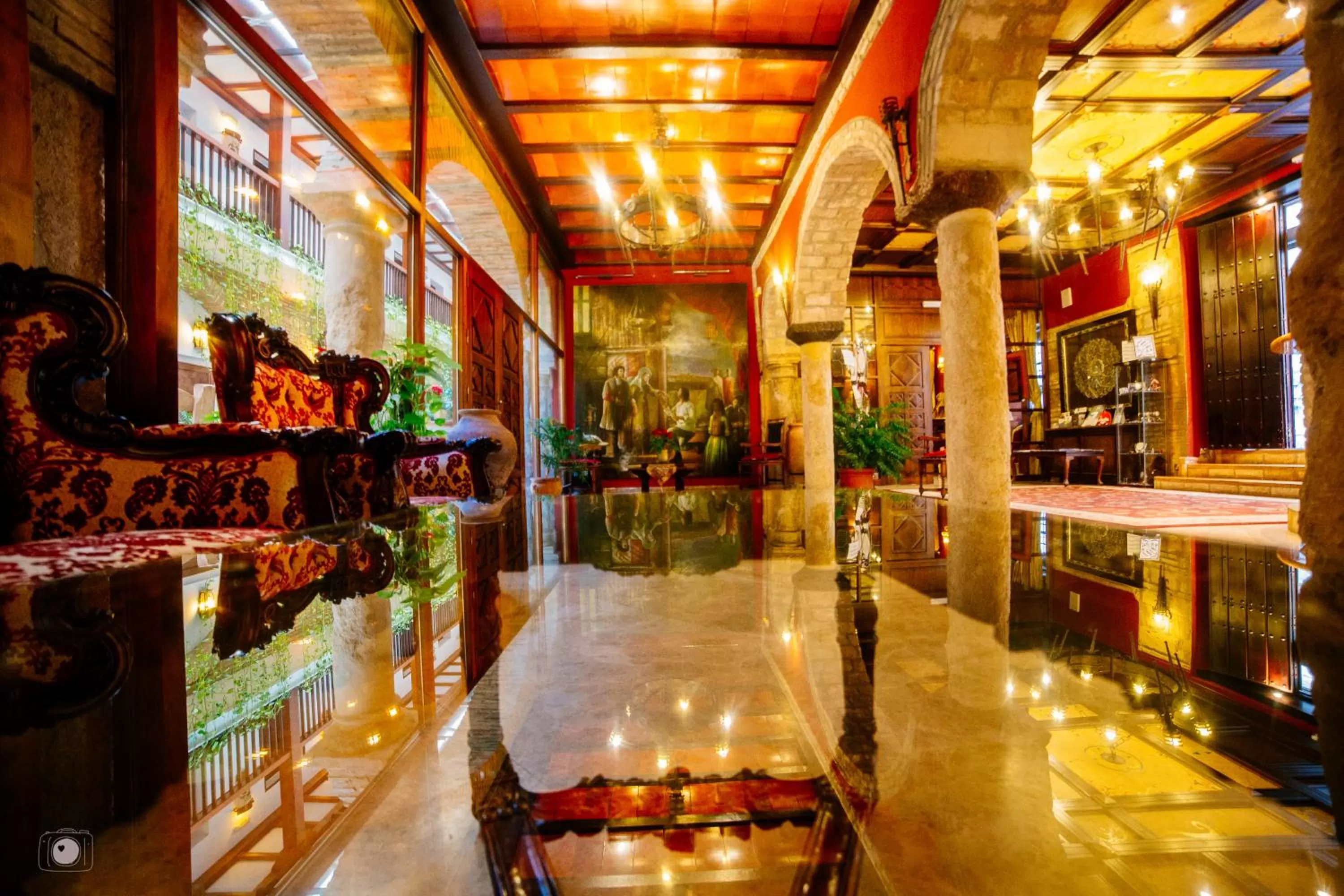 Lobby or reception in Hotel Posada de Vallina by MiRa