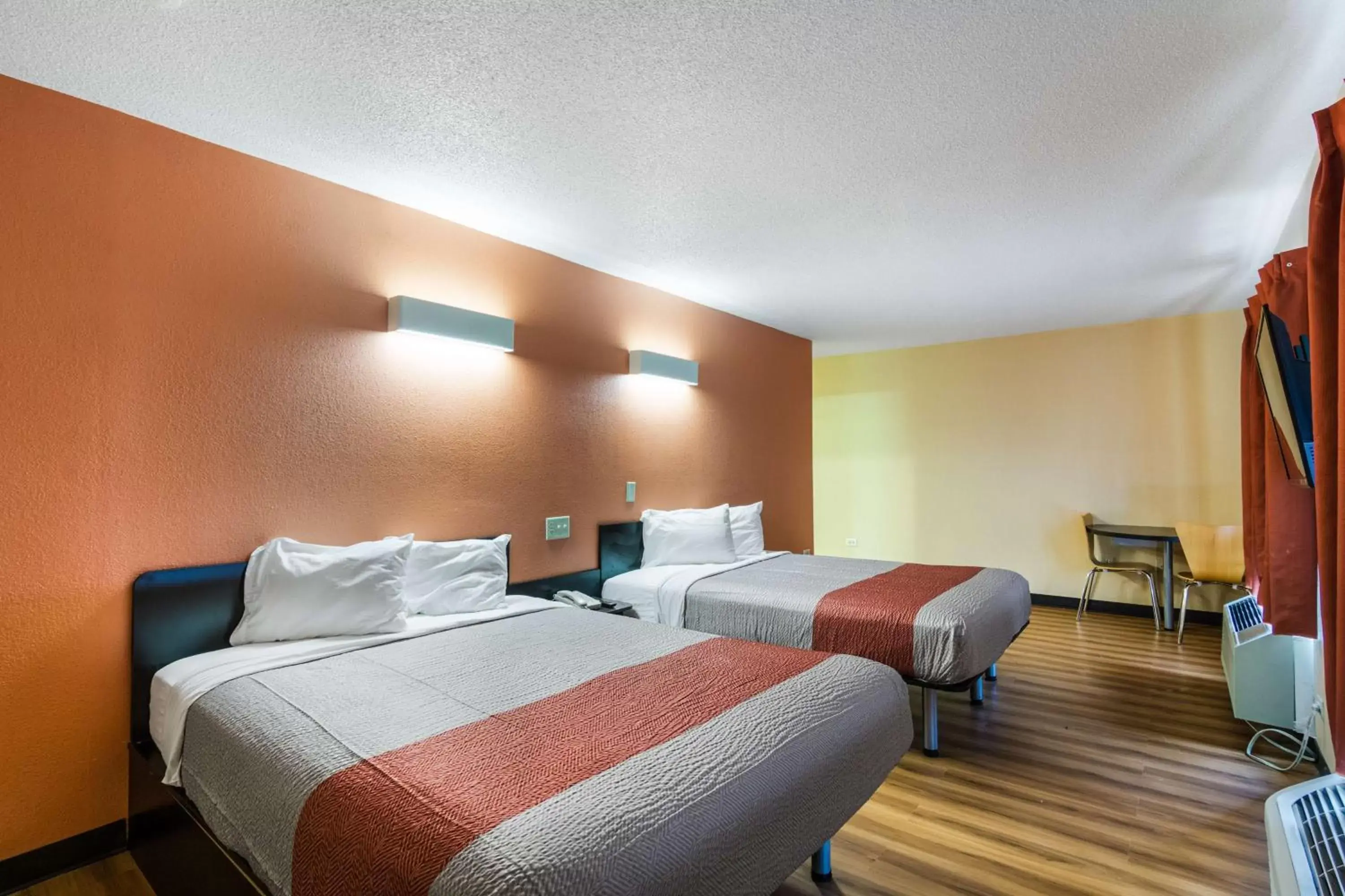 Queen Room with Two Queen Beds - single occupancy - Disability Access - Non-Smoking in Motel 6-Libertyville, IL Queen Room with Two Queen Beds - single occupancy - Disability Access - Non-Smoking in Motel 6-Libertyville, IL