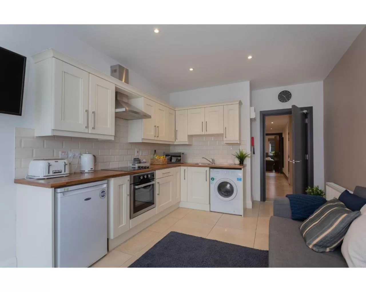 Living room in Central Belfast Apartments Camden Street