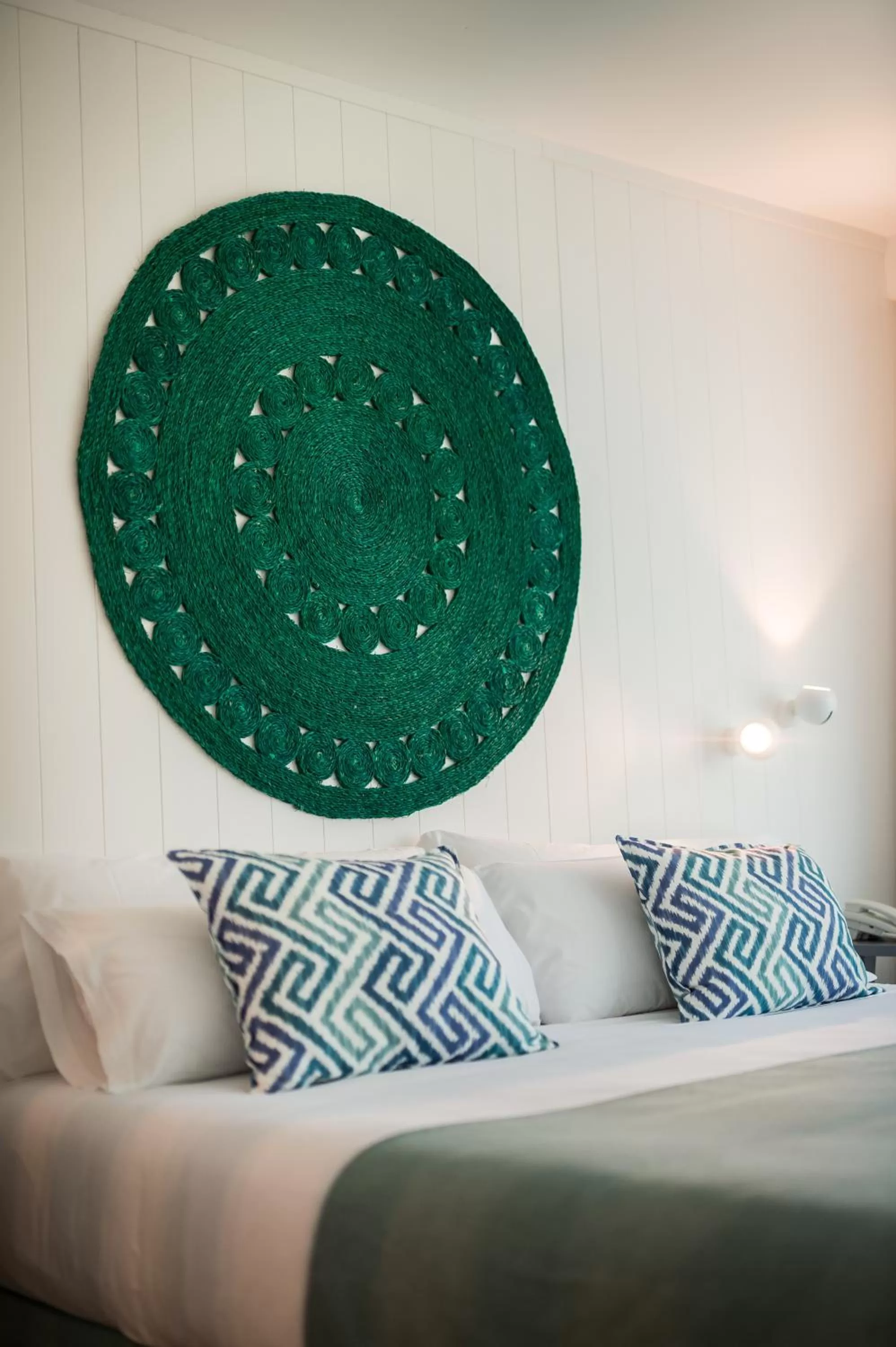 Bed in Blaumar Hotel