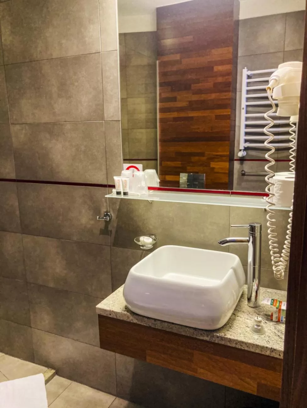 Shower in Hotel Modus