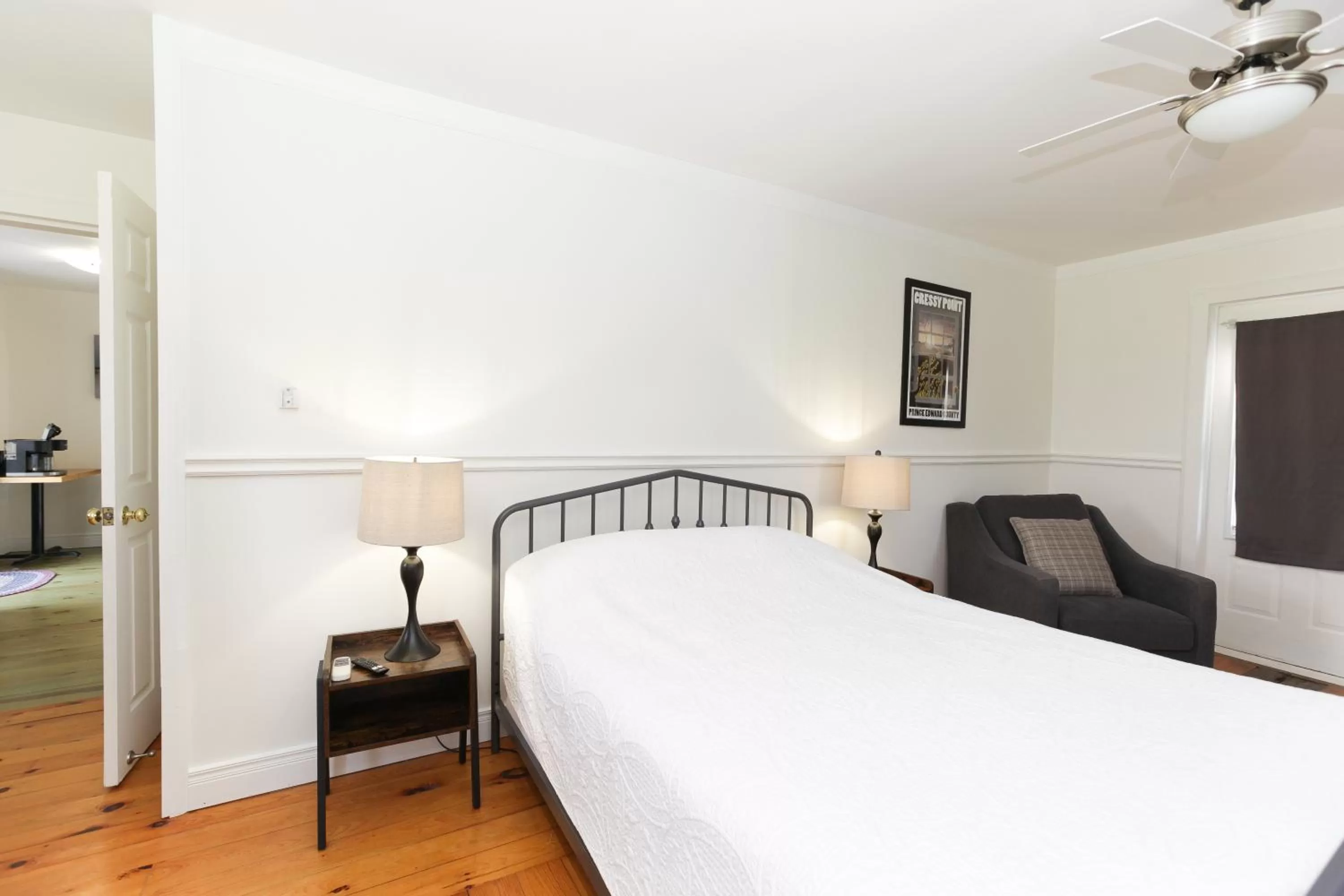 Bed in Jackson's Falls Country Inn