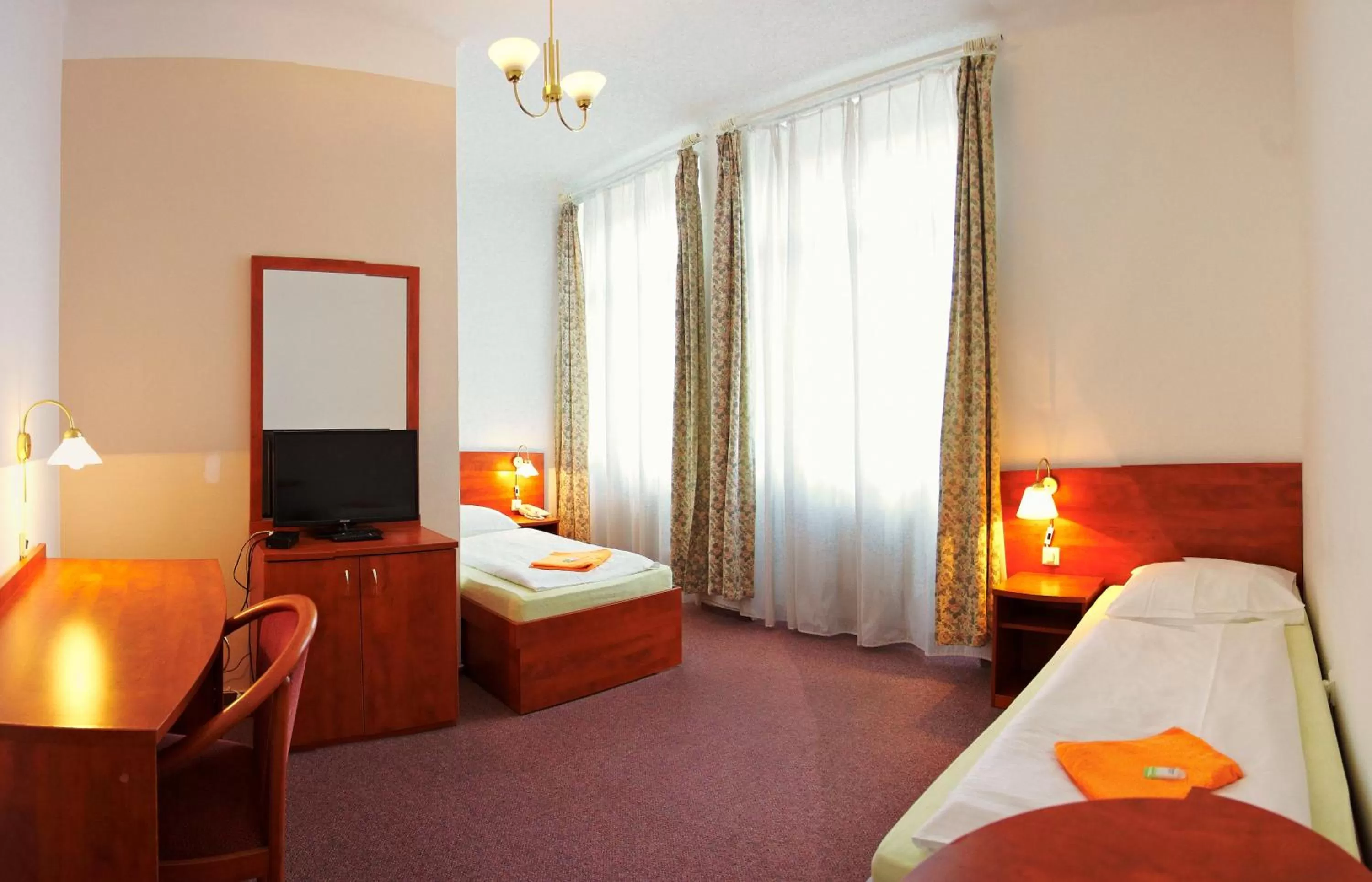 Bed in Wellness Hotel Central