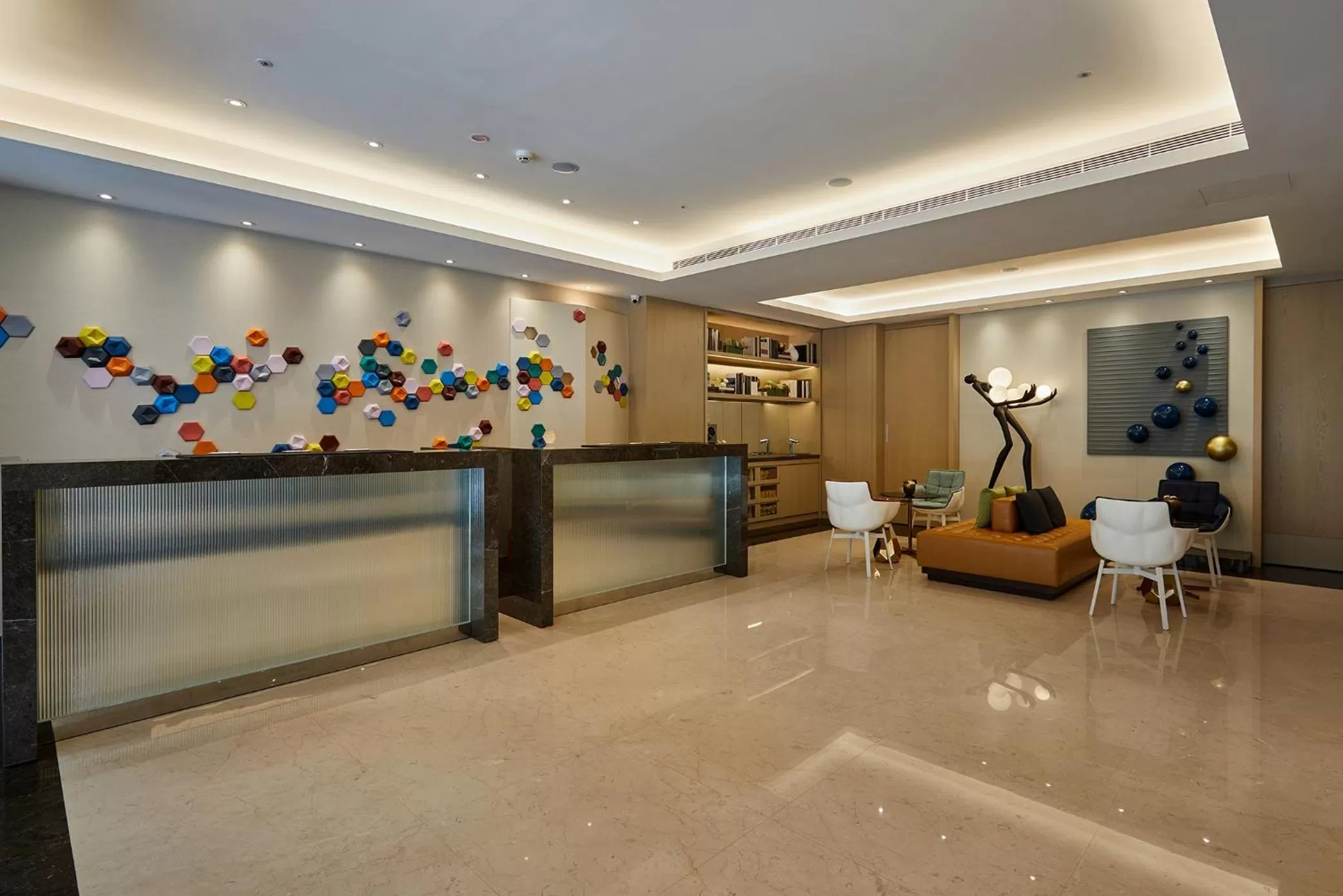 Communal lounge/ TV room in K Hotels Taipei Linsen