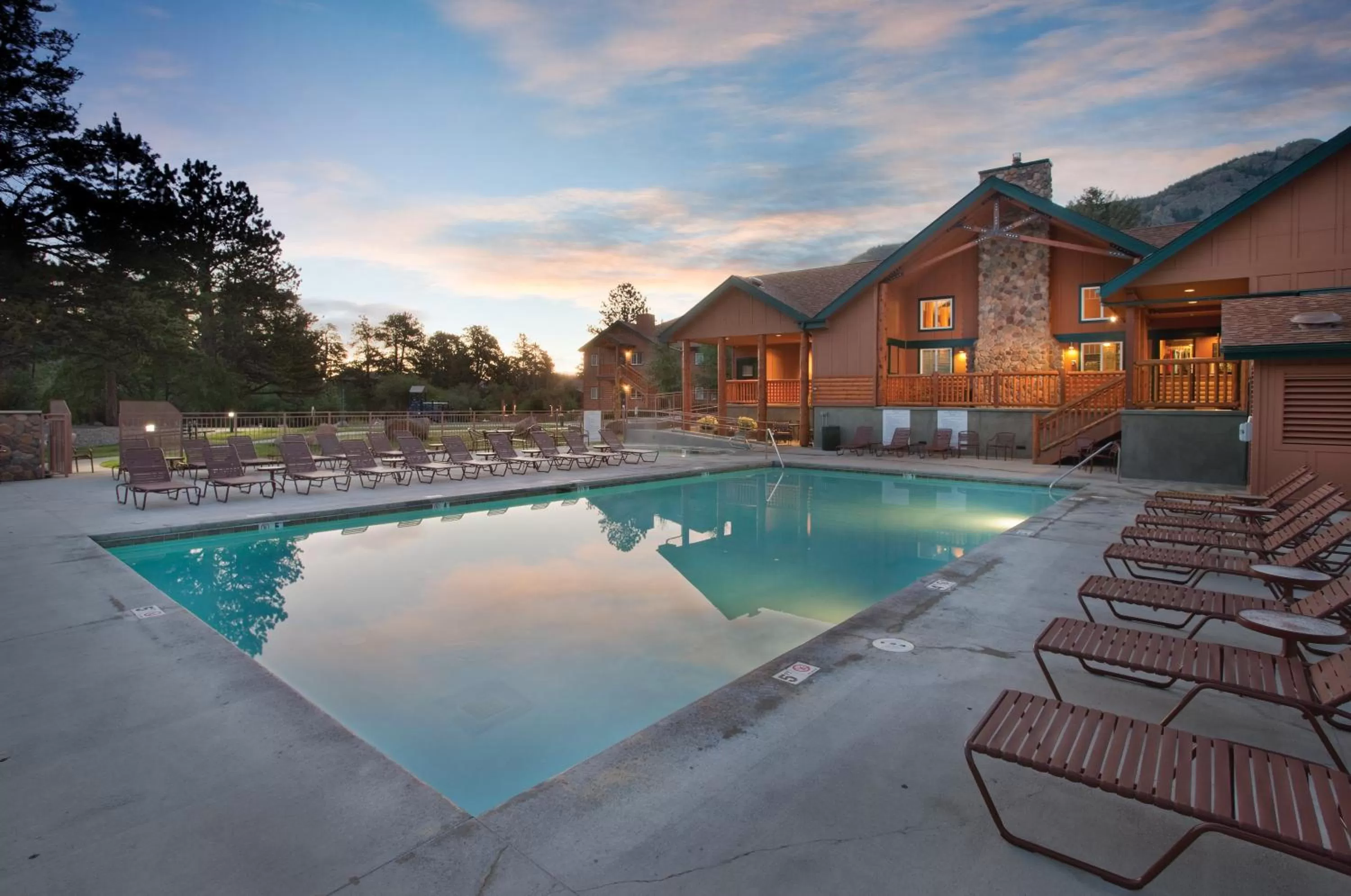 Swimming pool in WorldMark Estes Park