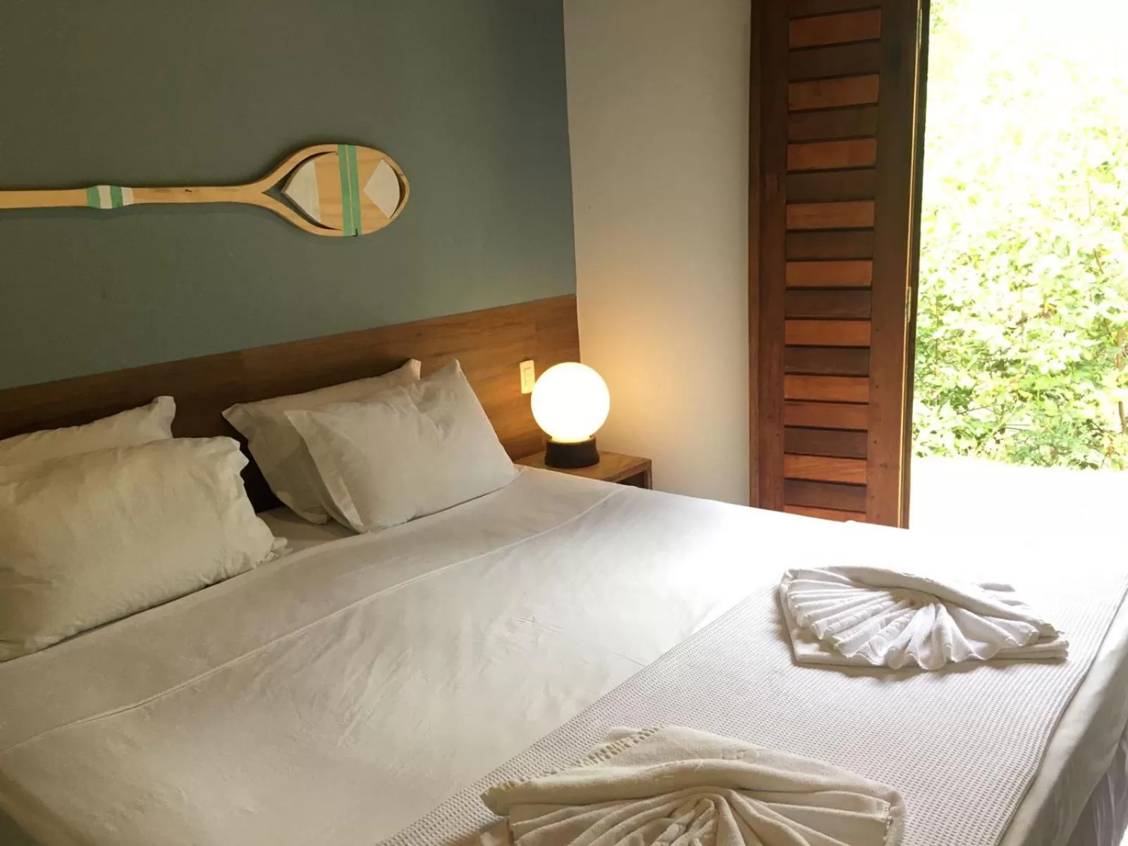 Bed in Angá Beach Hotel