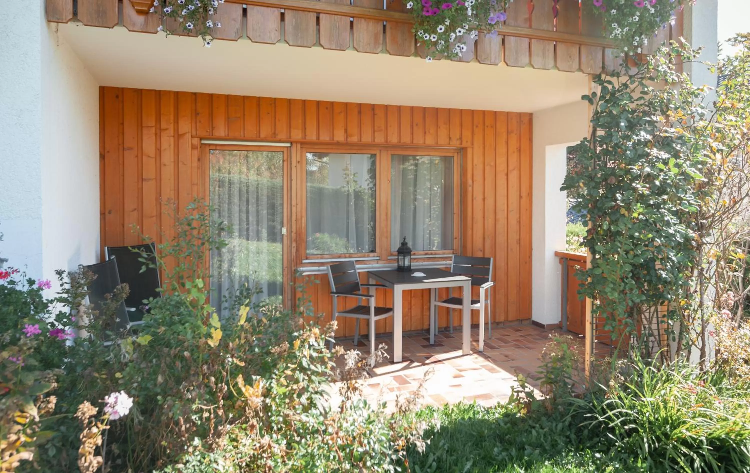 Garden view in Ferienhaus und Landhaus Berger