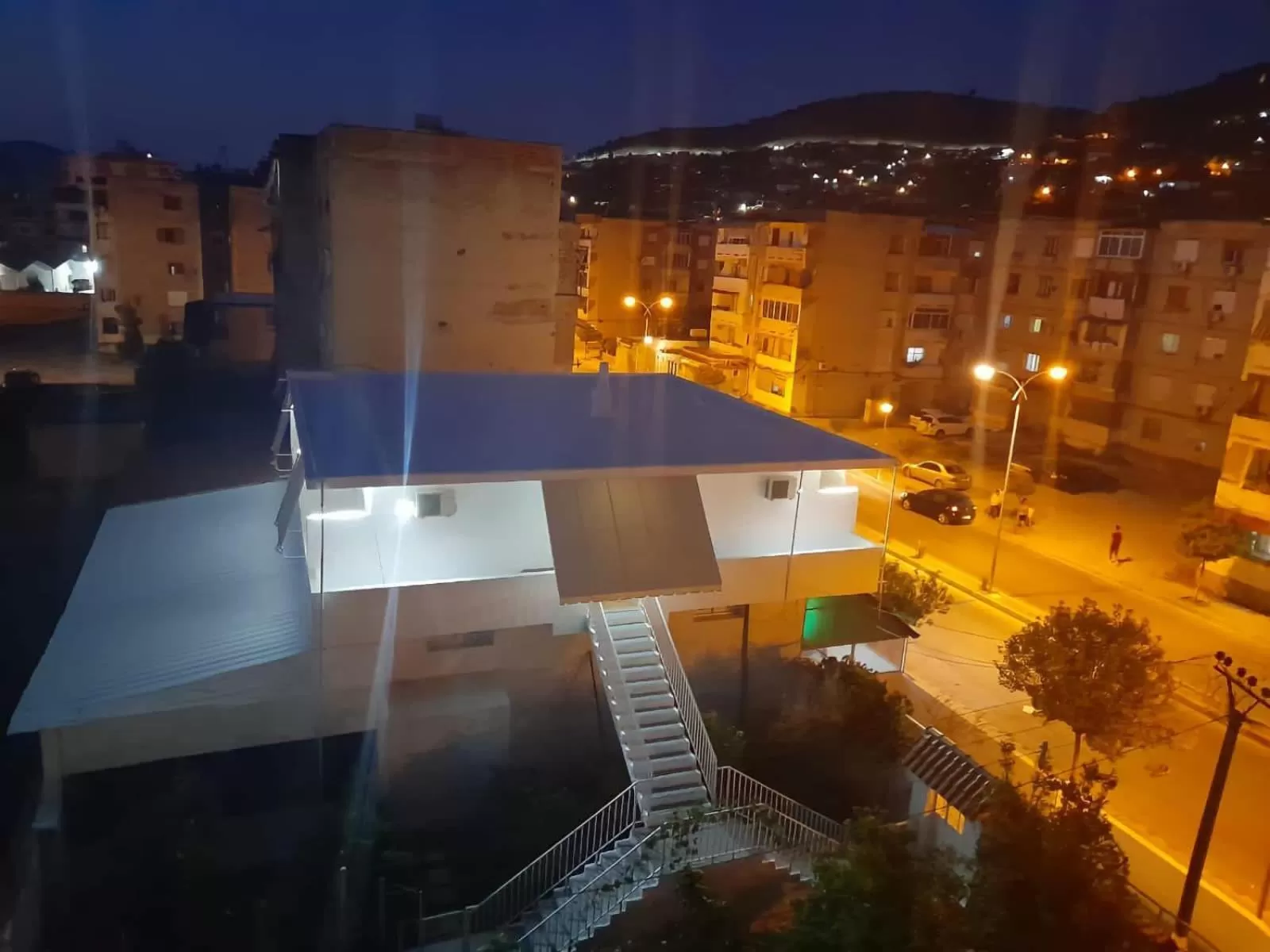 Night, Pool View in Villa Oasis