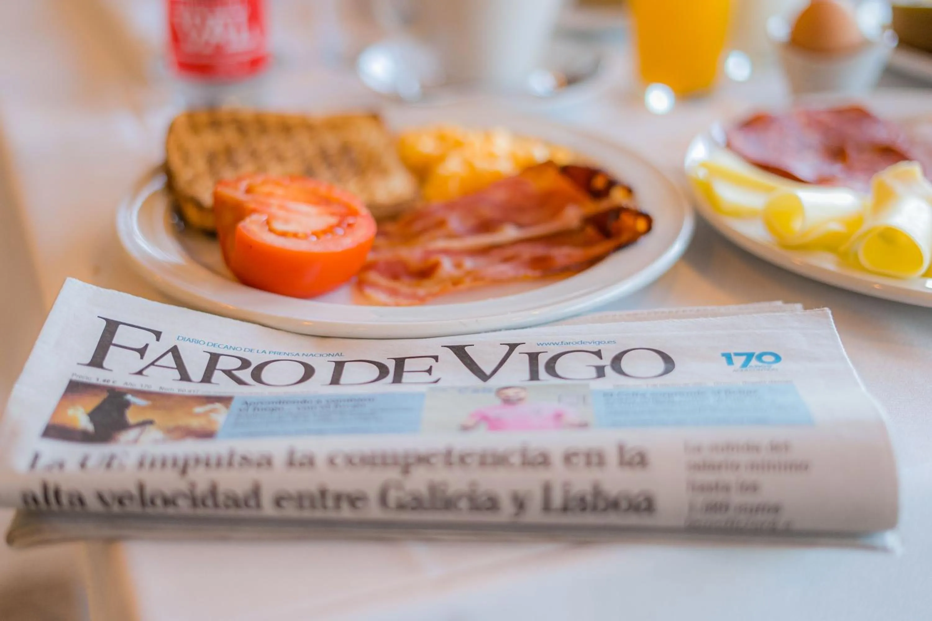 Buffet breakfast in Hotel Bahía de Vigo