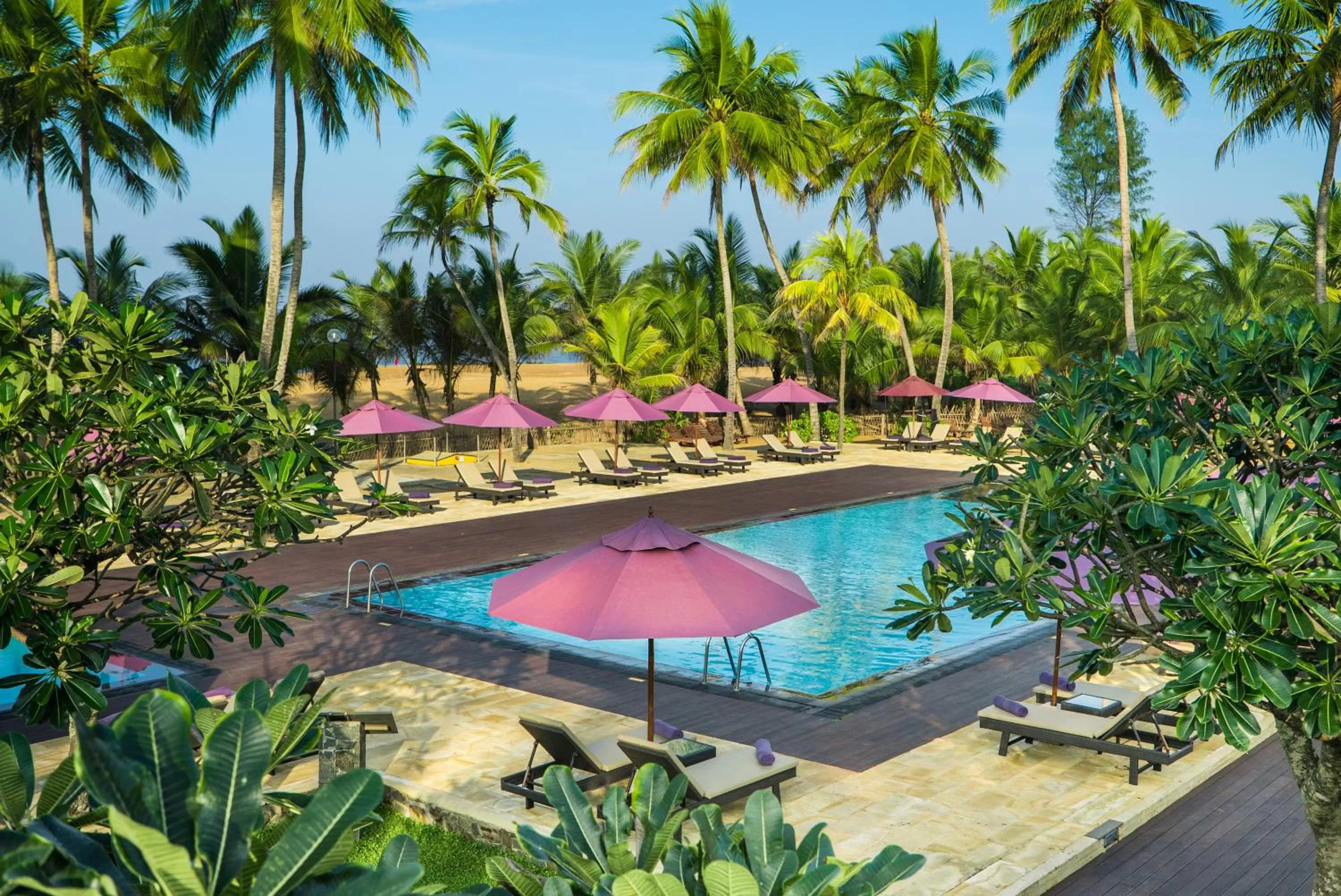 Pool view in Avani Kalutara Resort