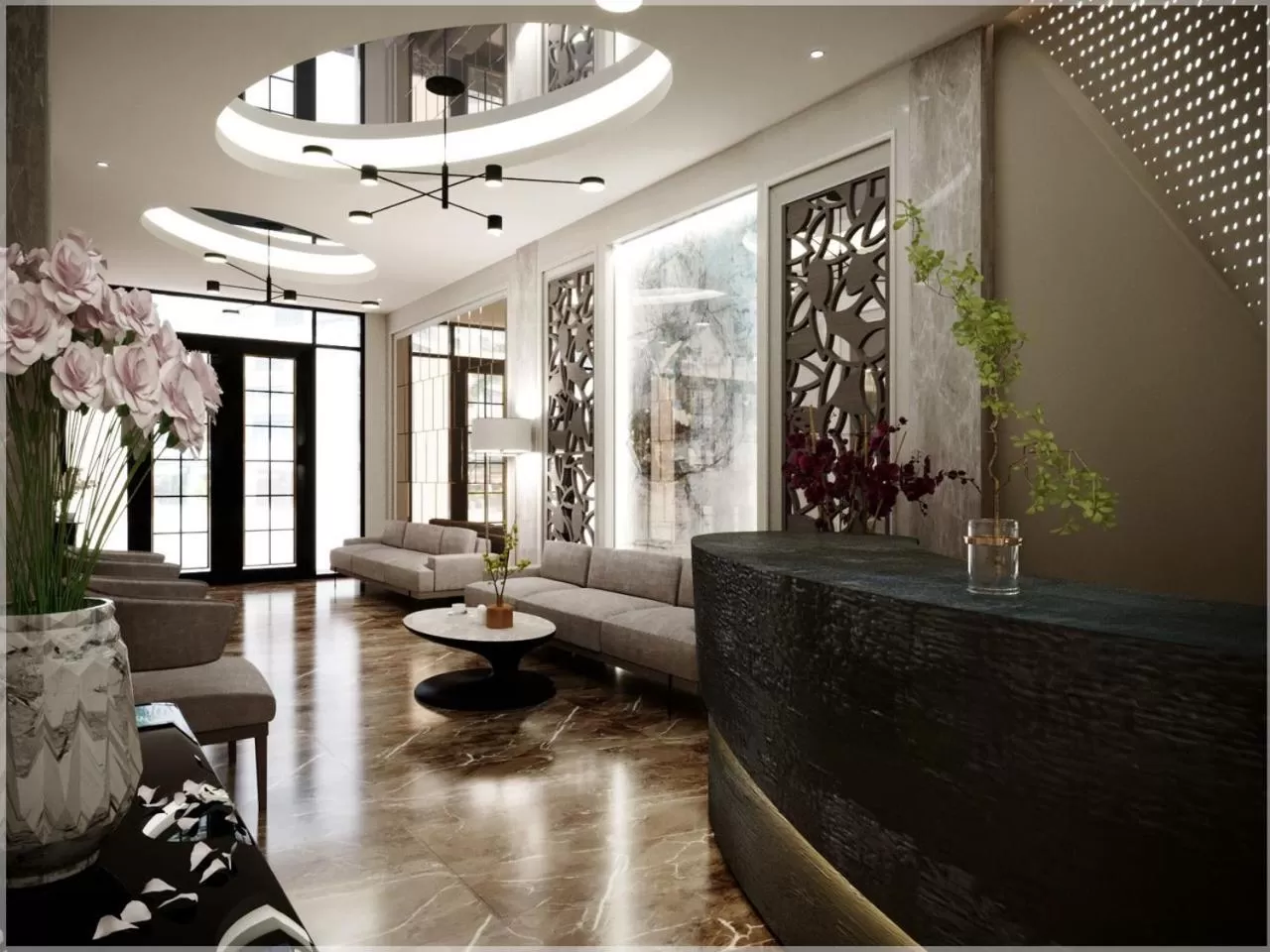 Living room in L'amant de Hanoi Hotel - khách sạn Lamant de Hà Nội