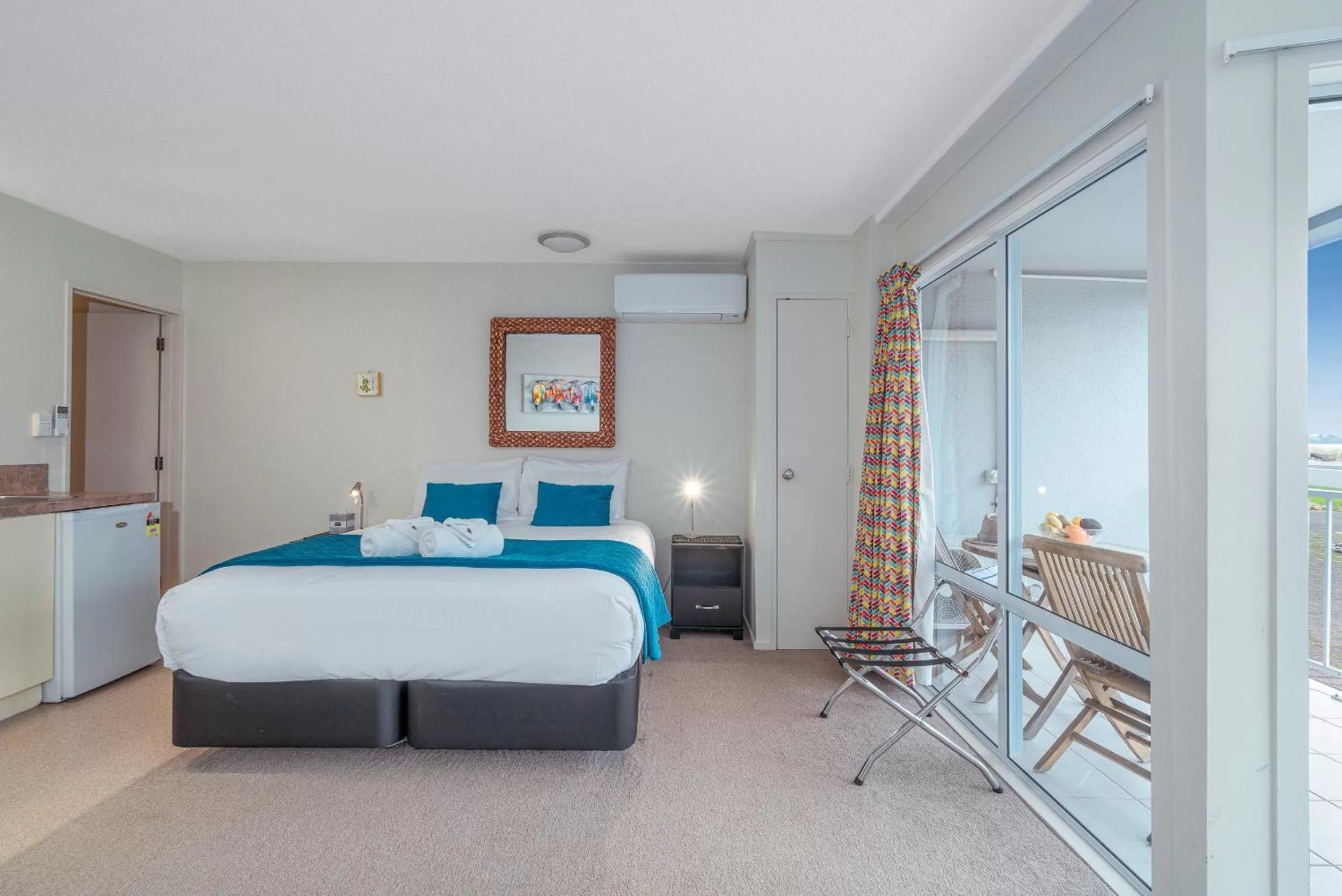 Bed in Waterfront Apartments Whitianga