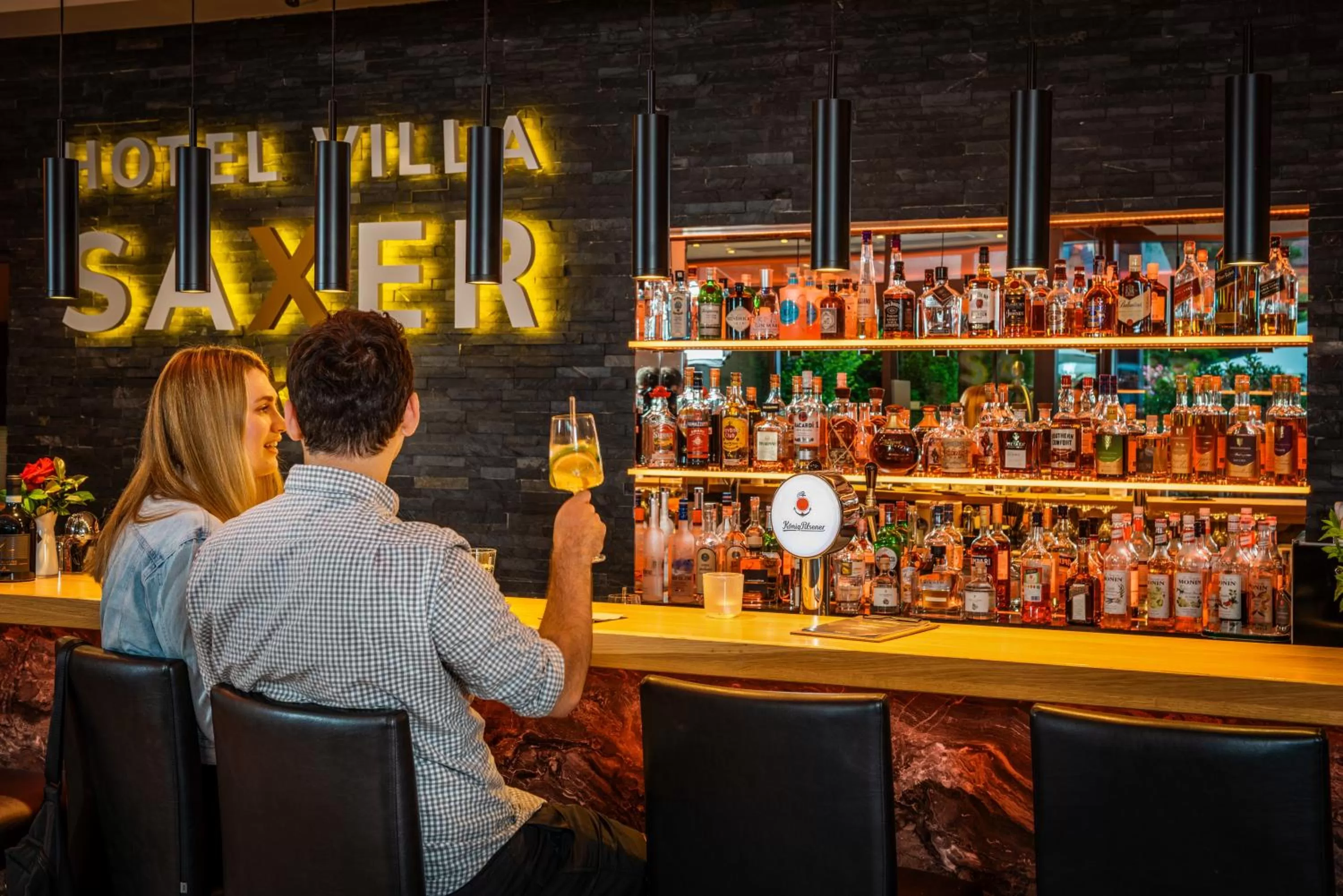 Lounge or bar in AKZENT Hotel Villa Saxer