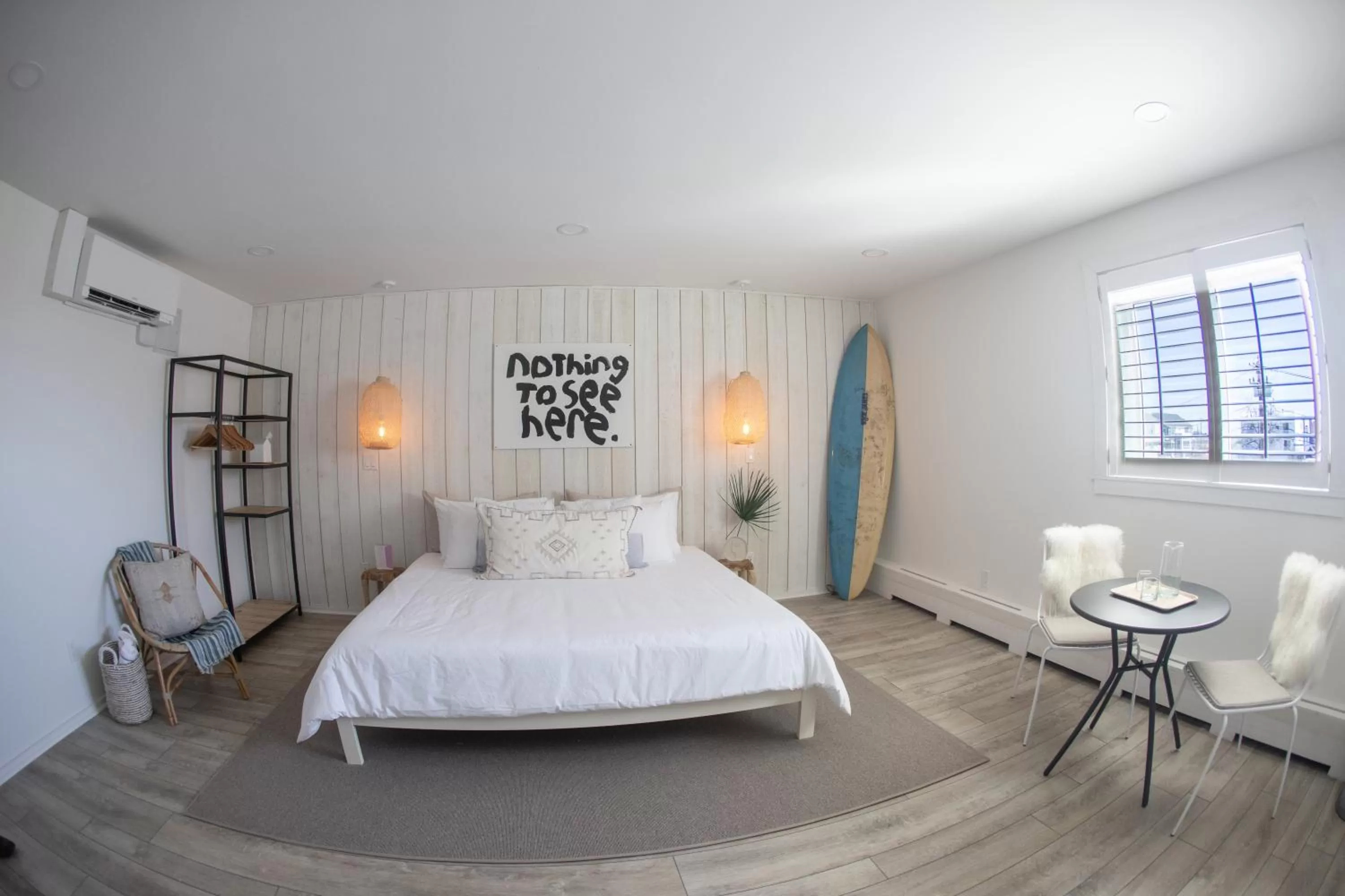 Bed in The Surfside Hotel