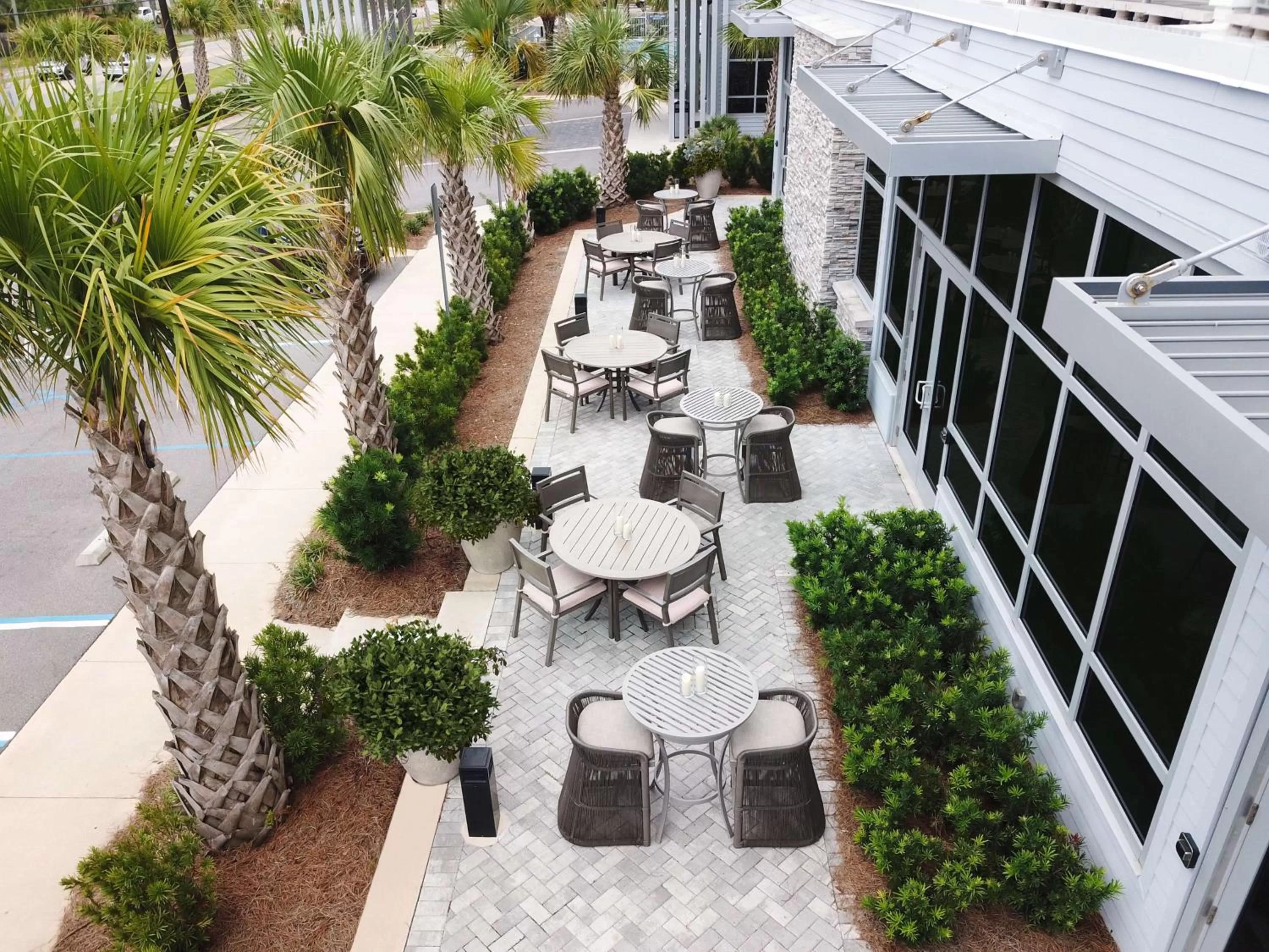 Patio in Hilton Garden Inn Destin Miramar Beach, Fl