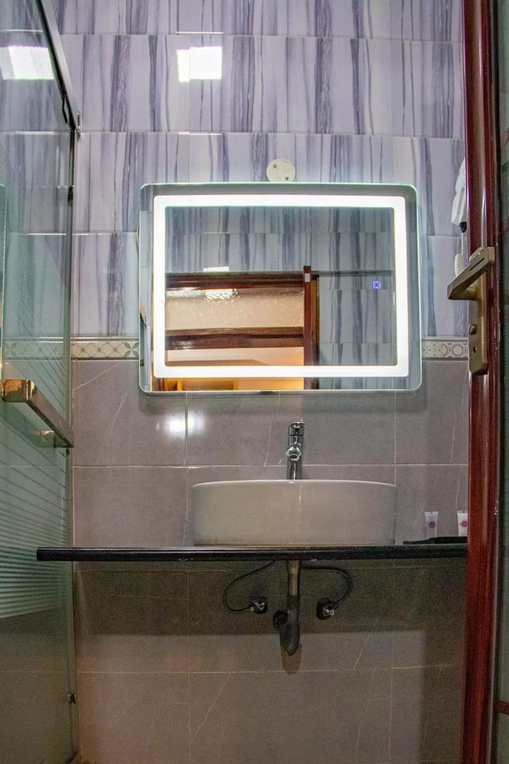 Bathroom in Vickmark Hotel