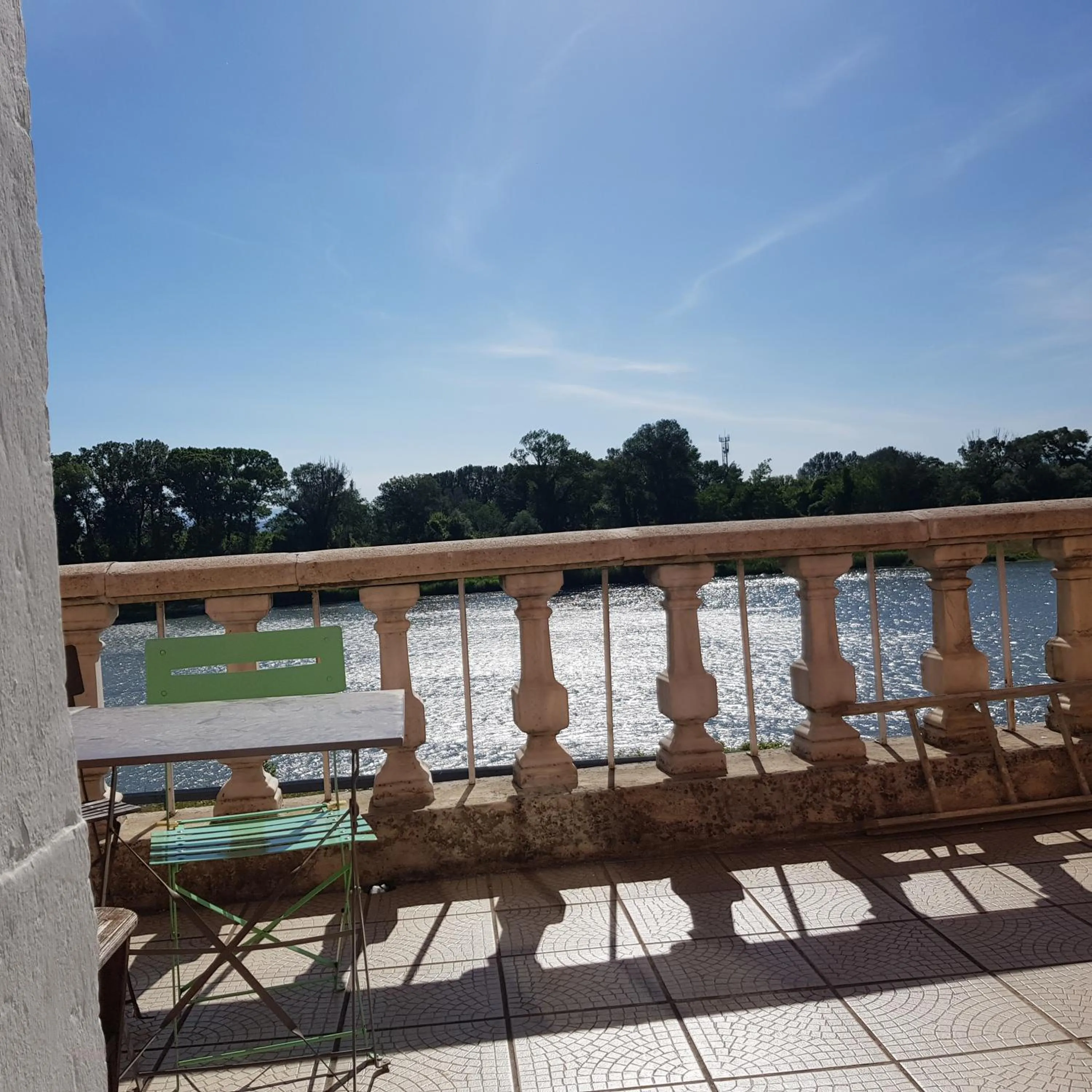 Balcony/Terrace in Logis Hotel le Prieuré