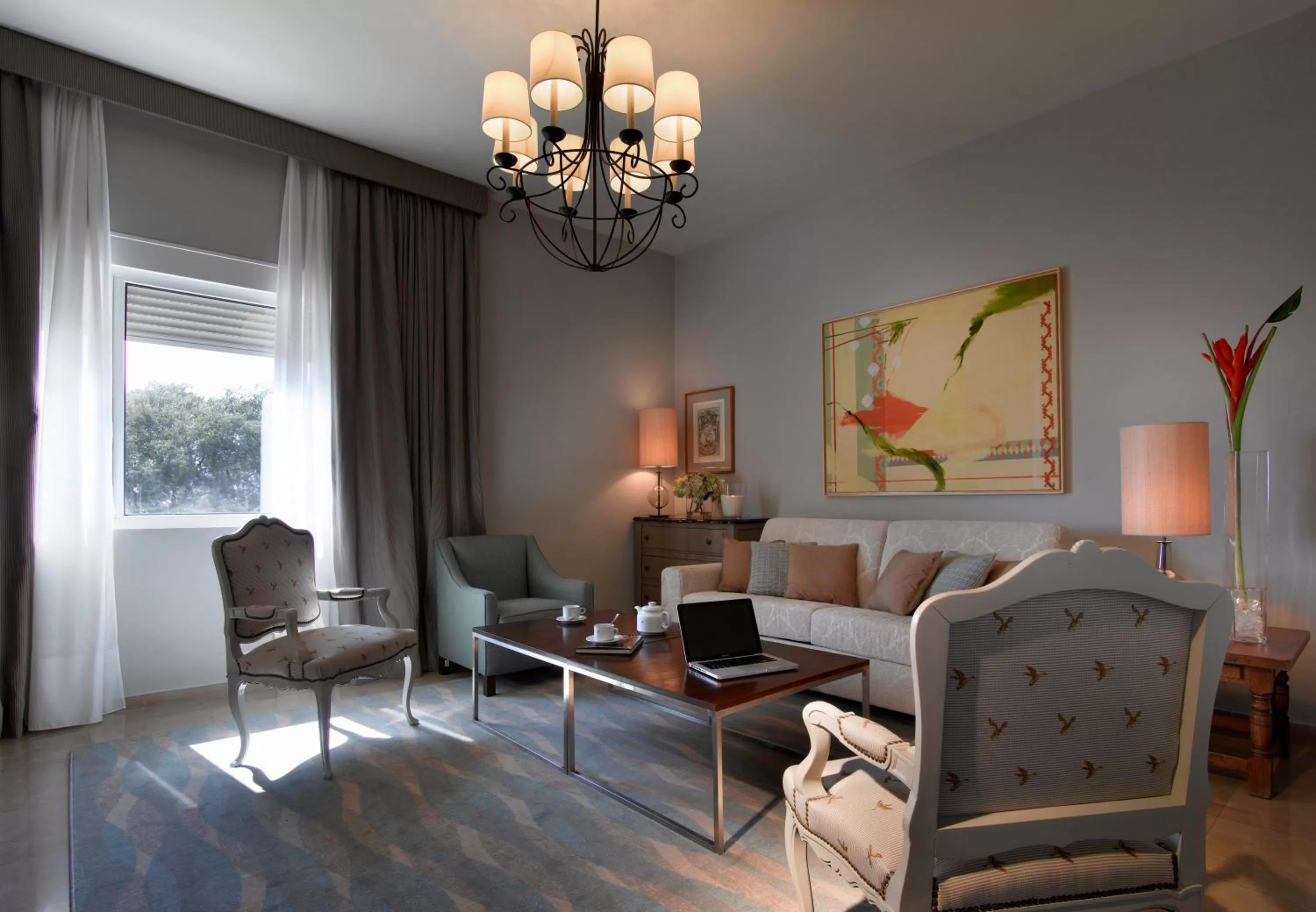 Seating area in Parador de Cordoba