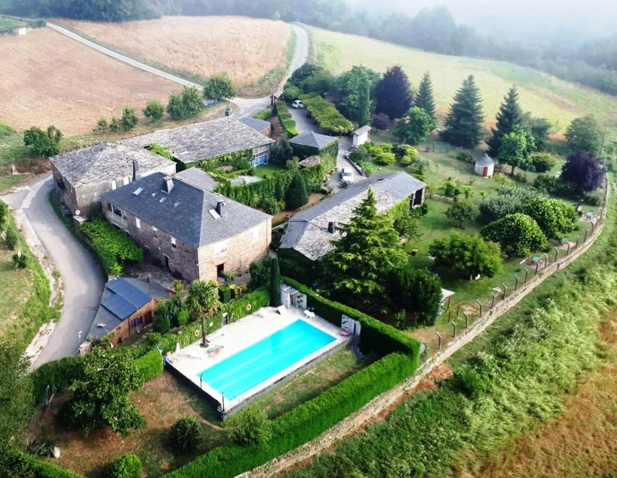 Property building, Bird's-eye View in Hotel Casa de Díaz