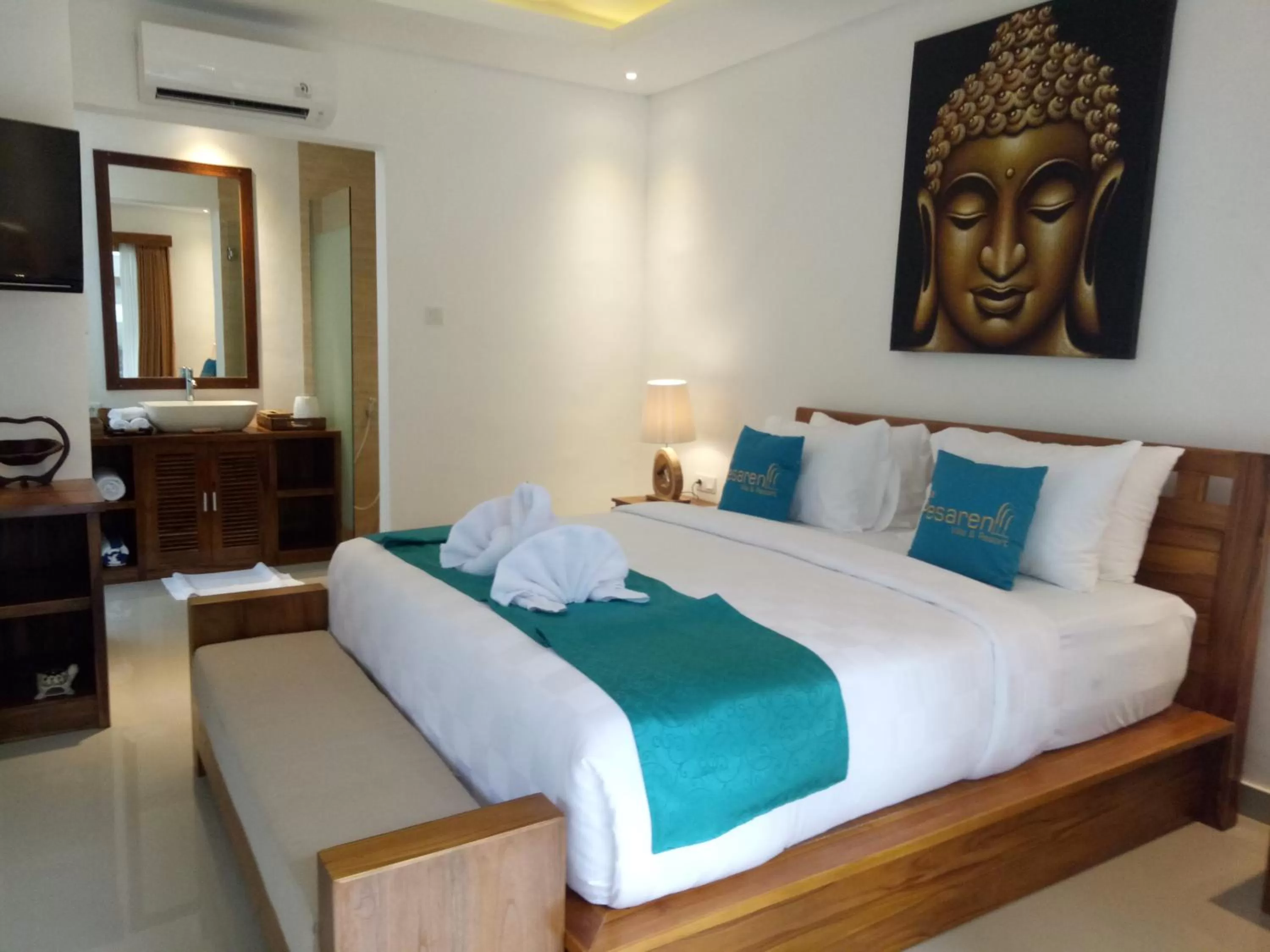 Bed in The Pesaren Ubud