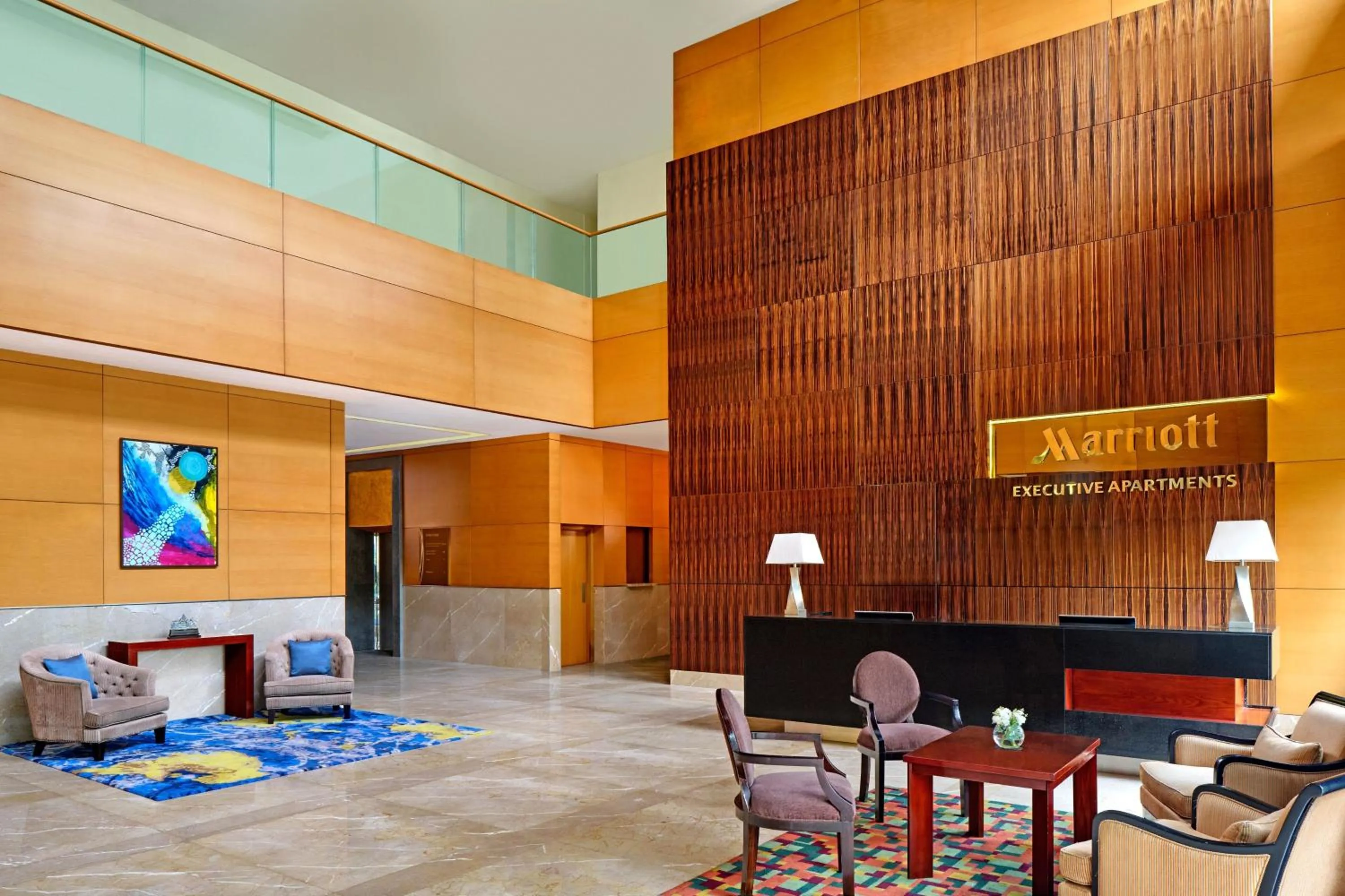 Lobby or reception in The Mayflower, Jakarta-Marriott Executive Apartments