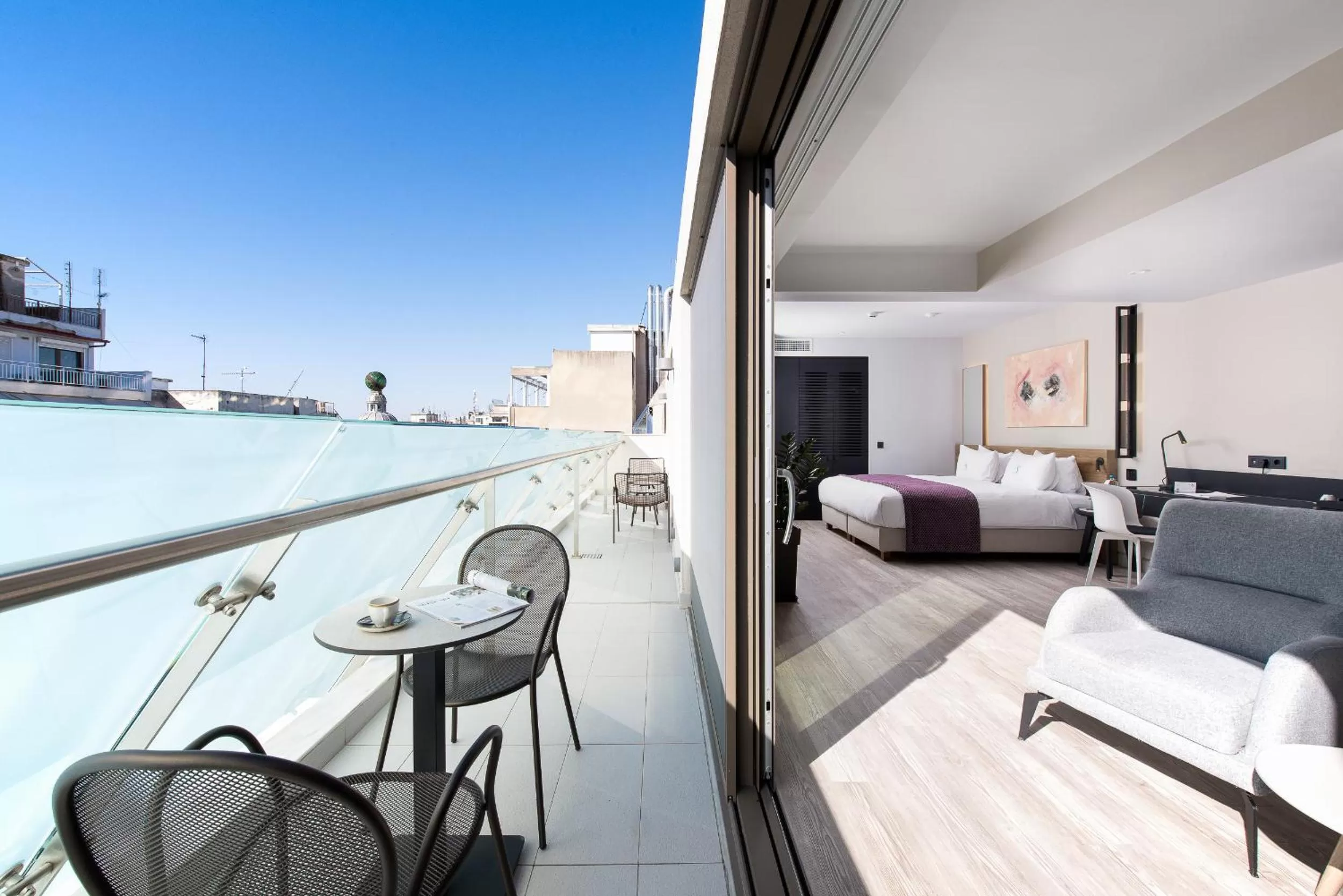 Balcony/Terrace in S Hotel Boutique Thessaloniki