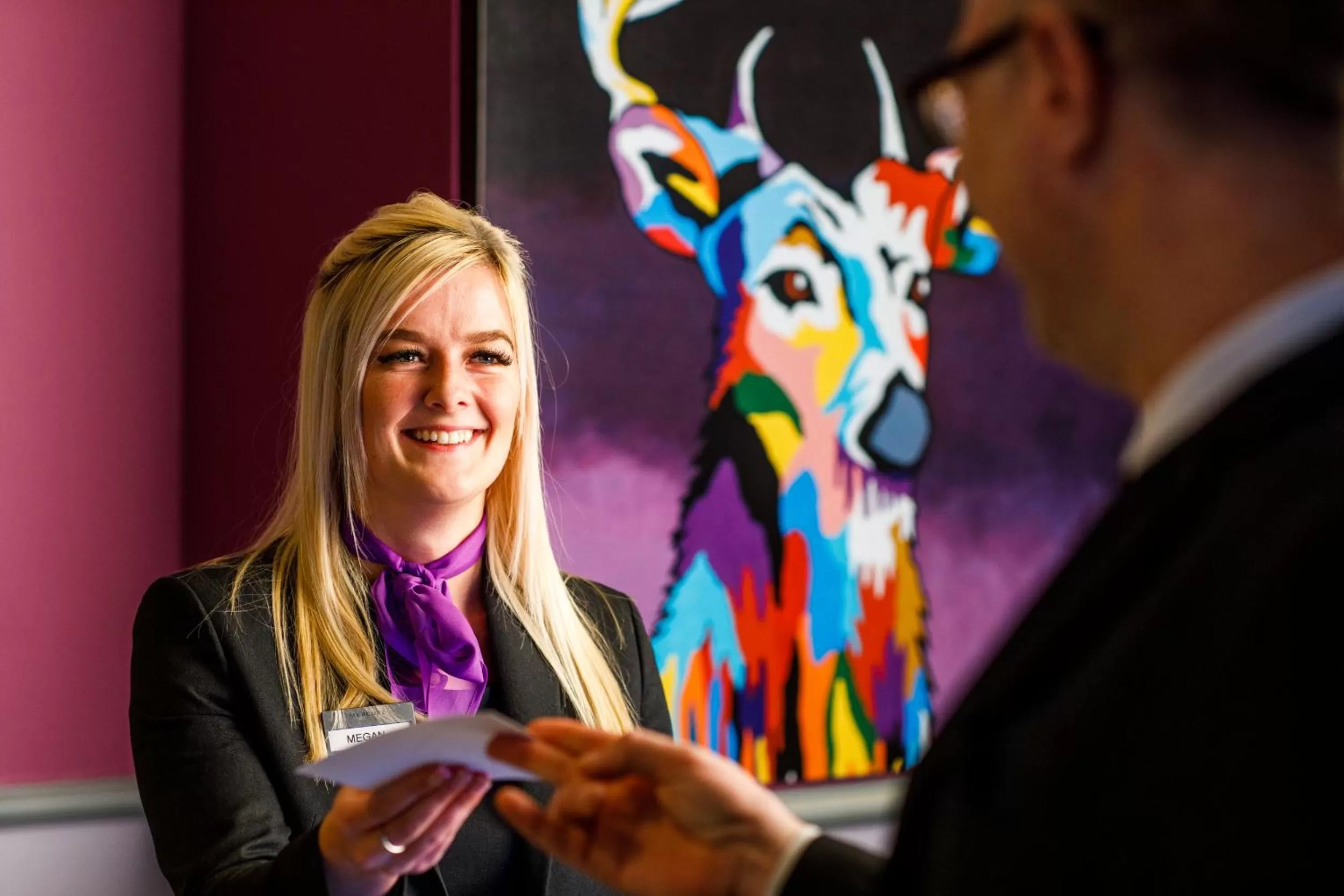 Lobby or reception in Mercure Ayr Hotel