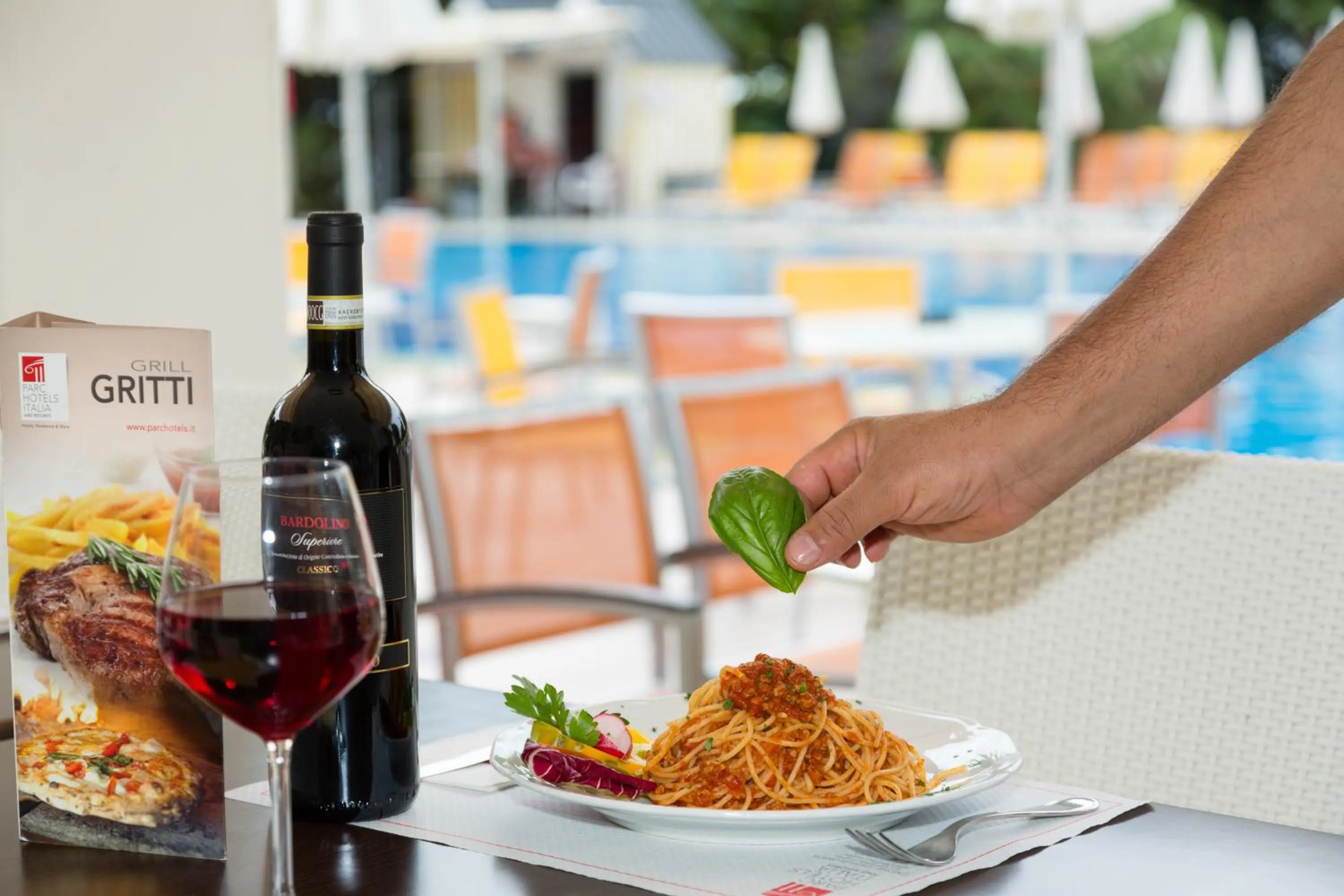 Restaurant/places to eat in Parc Hotel Gritti