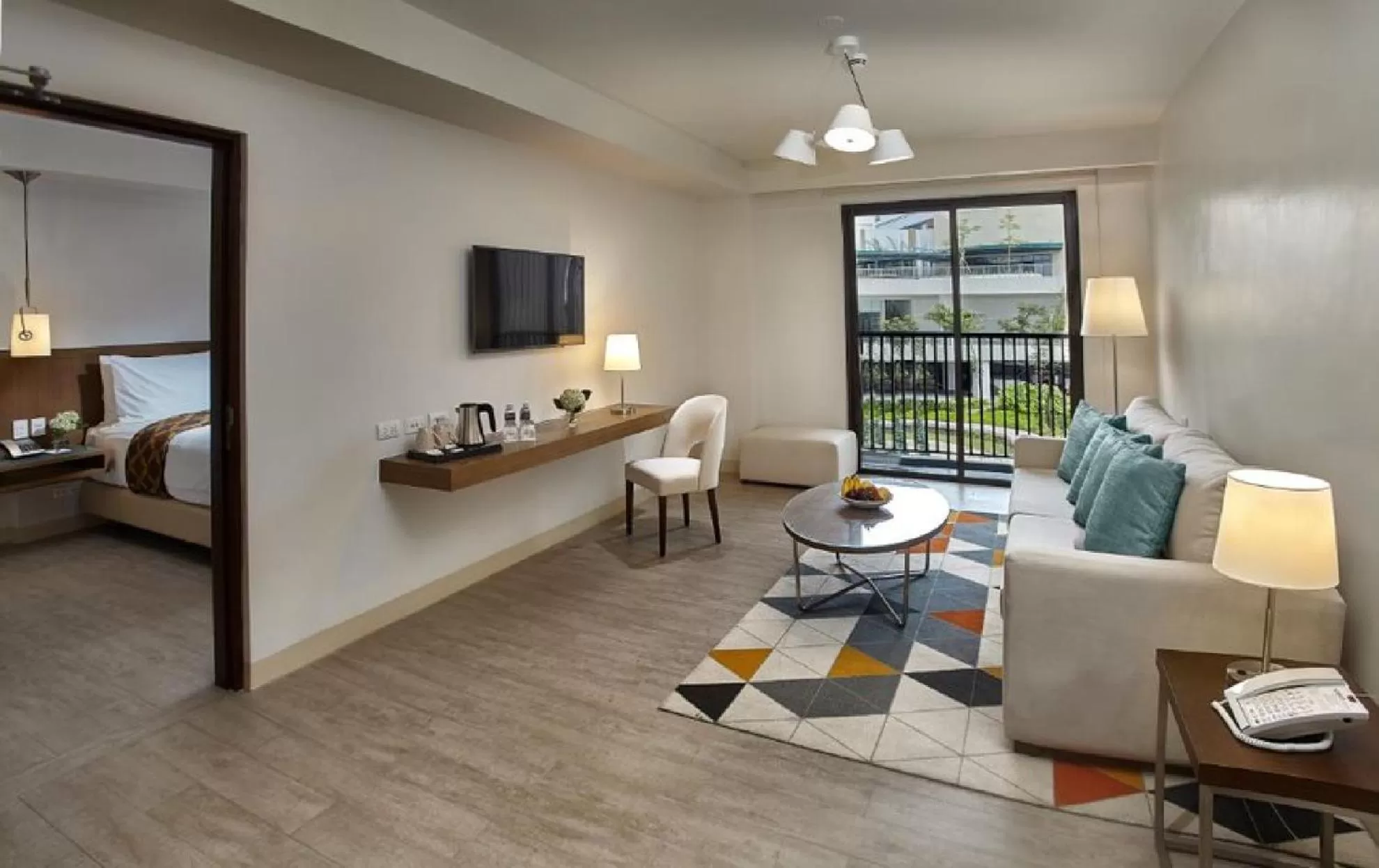 Living room in Quest Hotel Tagaytay