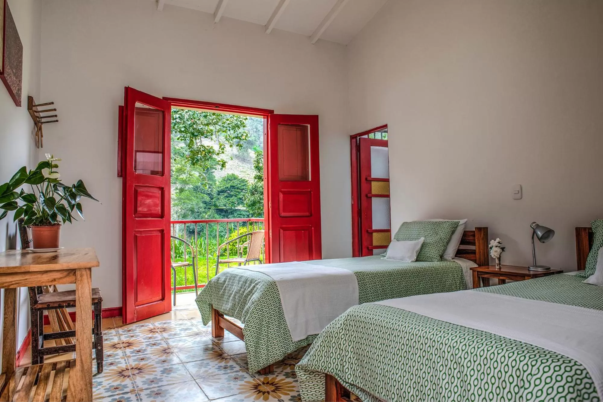 Bedroom, Bed in Hacienda Venecia Coffee Farm Hotel
