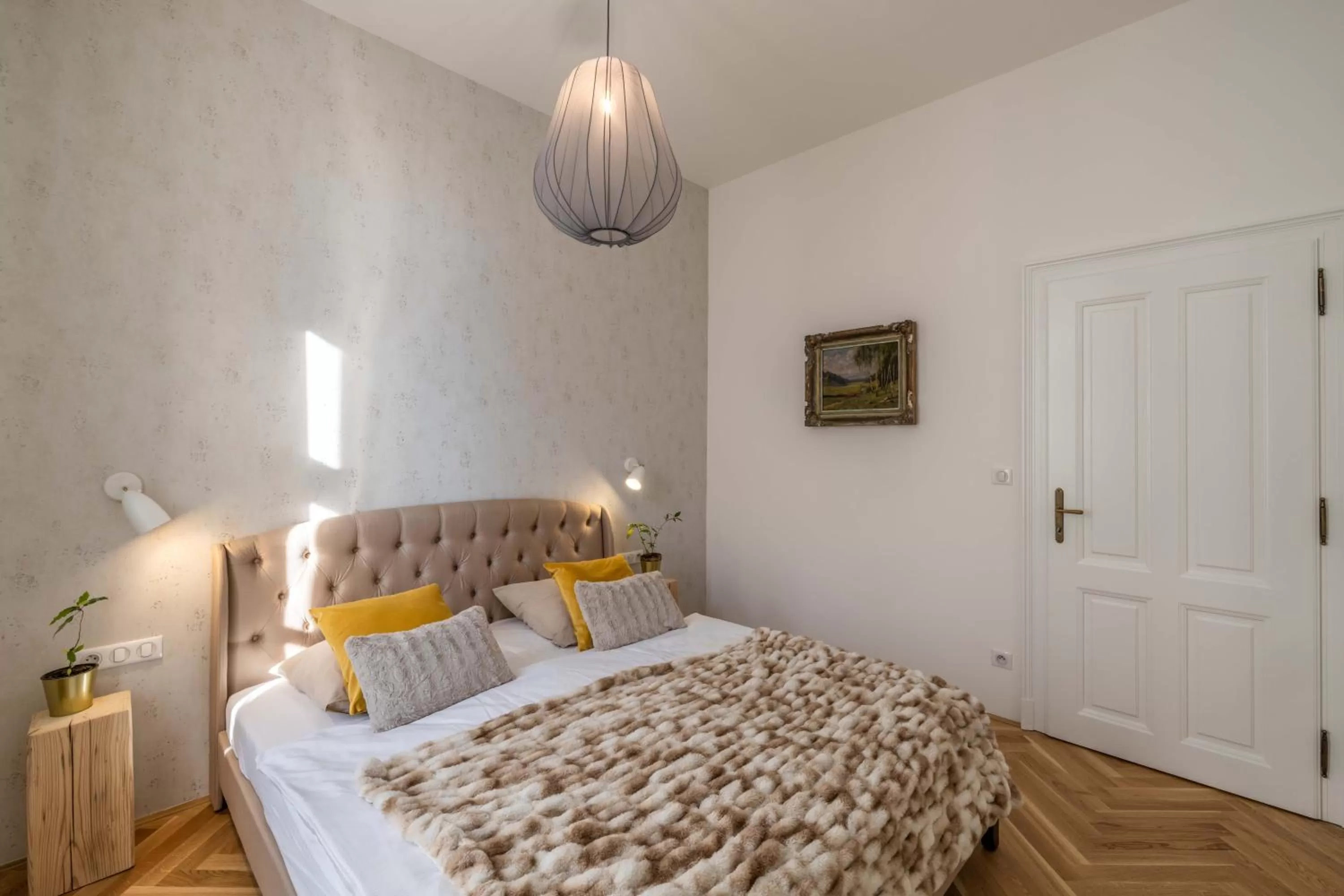 Bedroom, Bed in Apartmány Marienhof