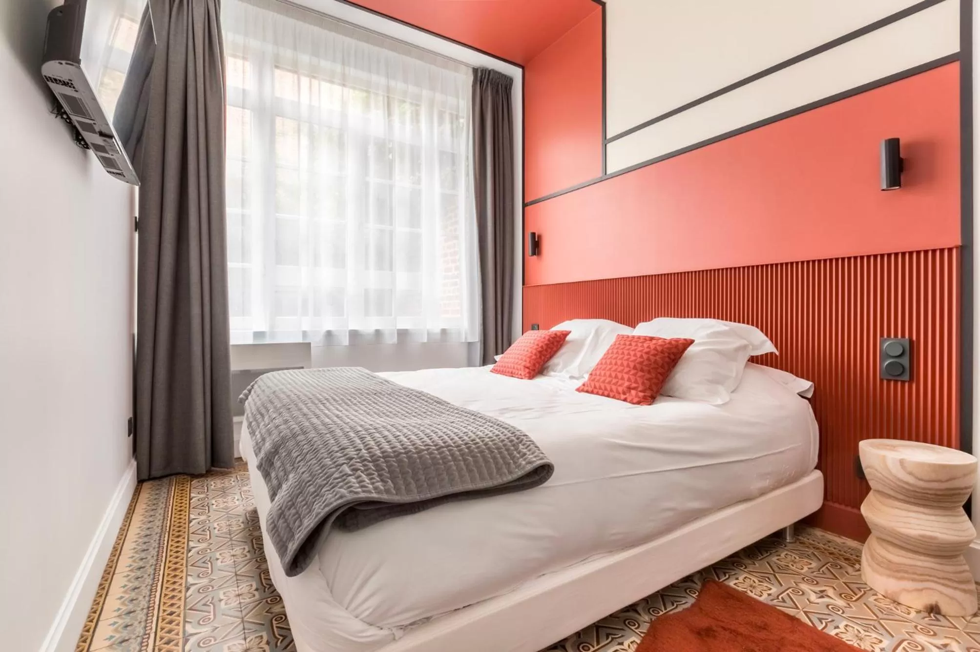 Bedroom, Bed in Au Chat Qui Dort Lille - Villa Gounod