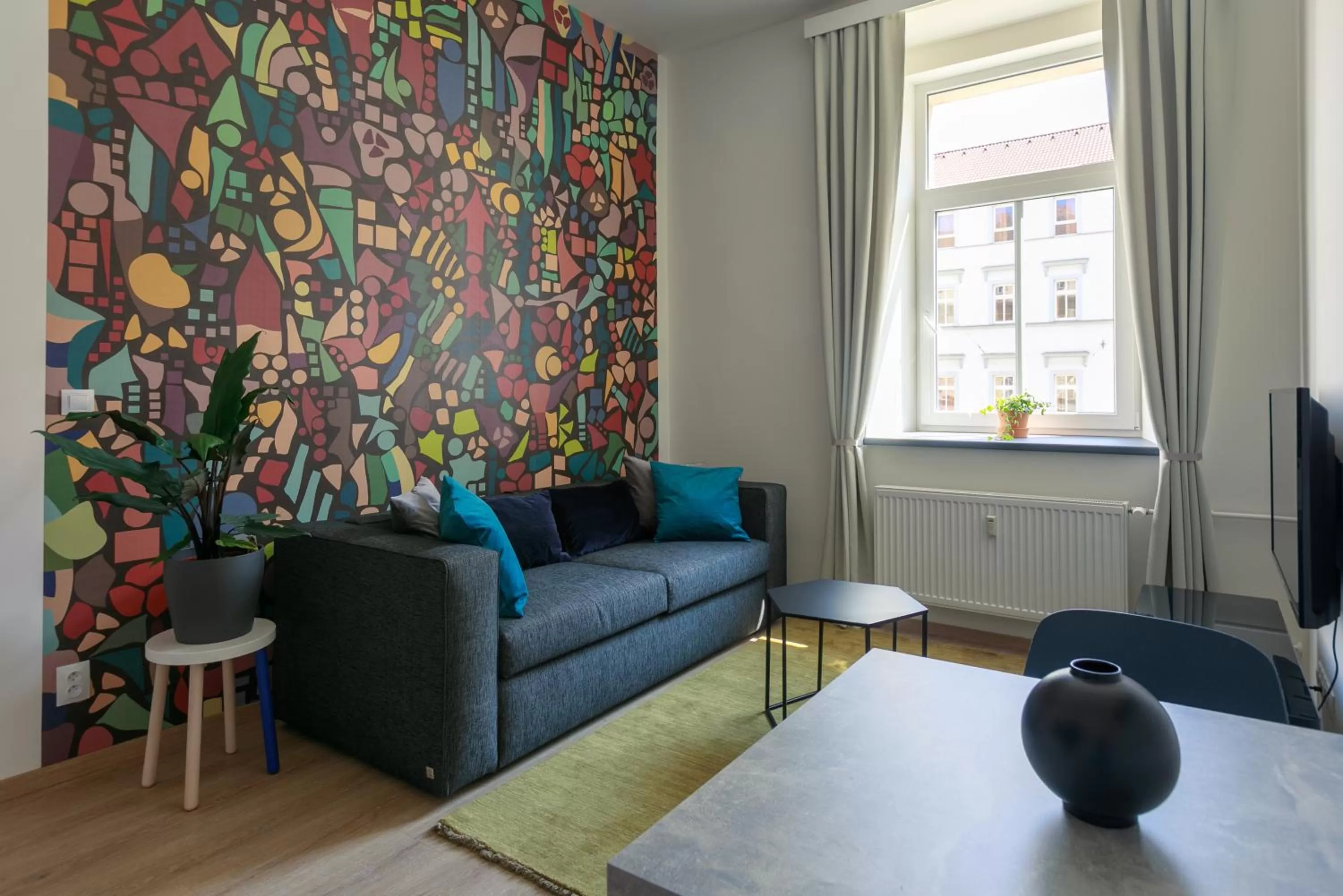 Living room in Avantgarde apartments