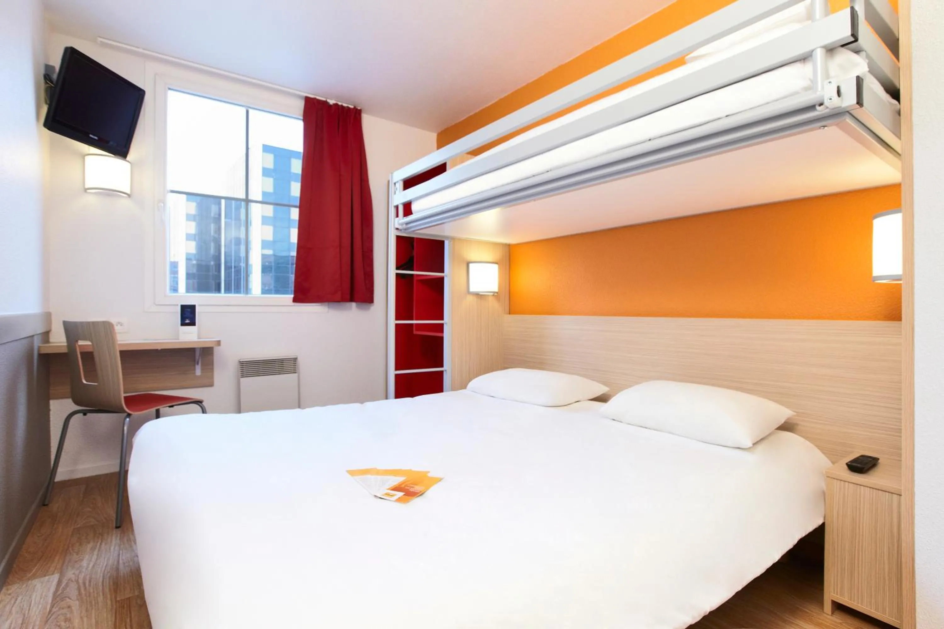 Triple Room (1 Double Bed + 1 Single Bed) in Premiere Classe Paris Ouest - Pont de Suresnes Hotel
