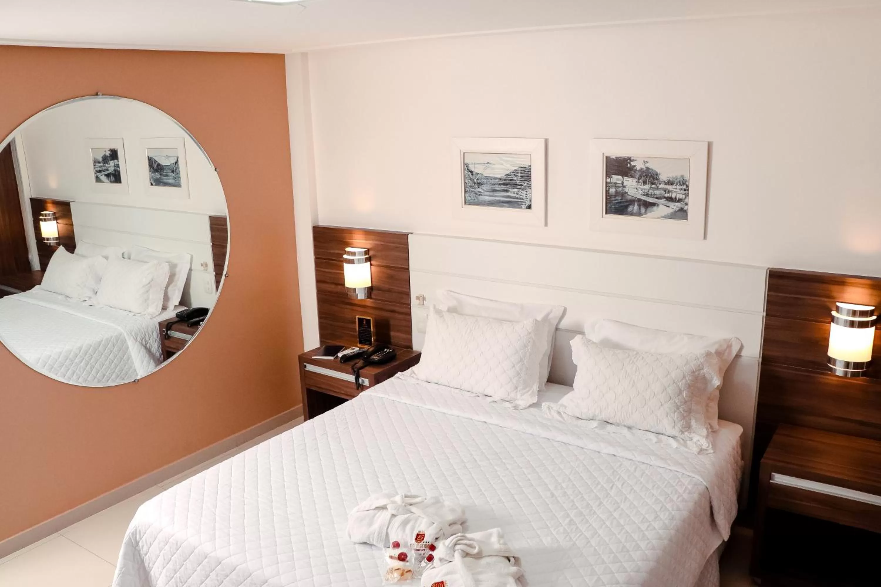 Bed in San Marino Hotel