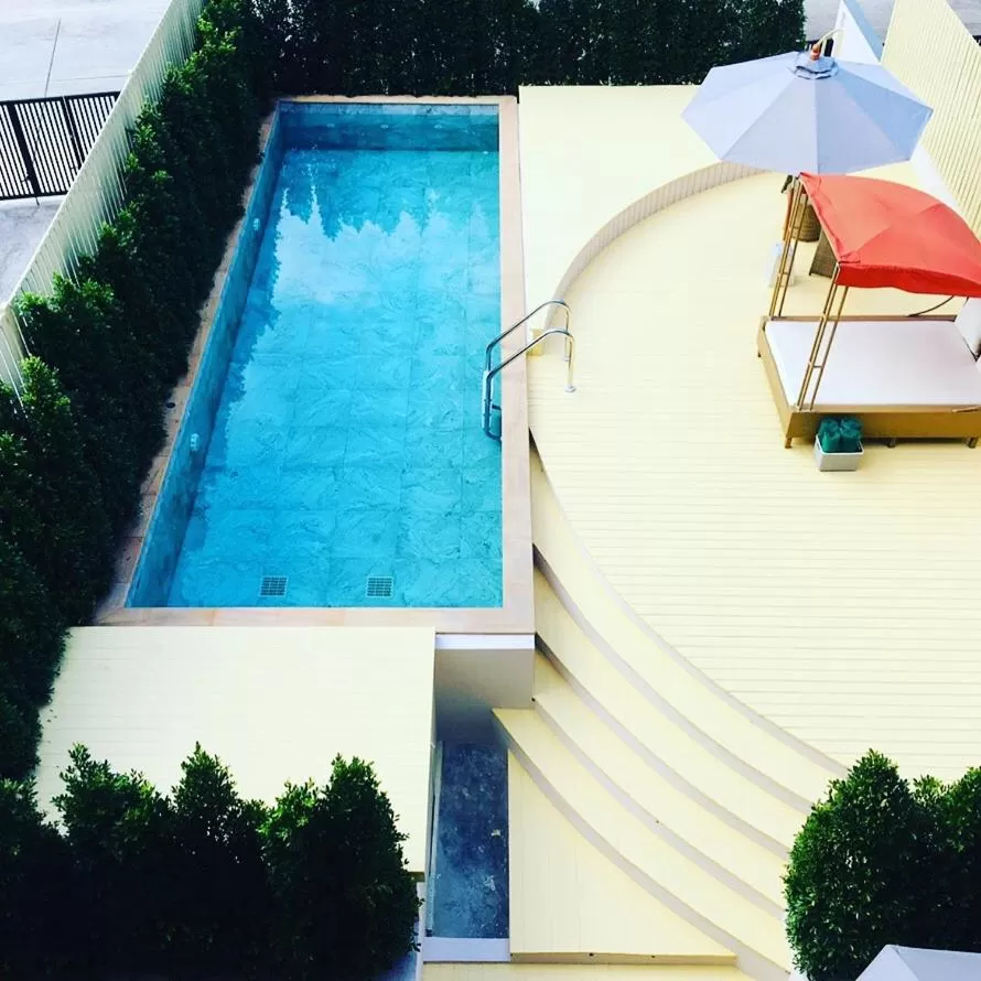 Seating area in La La Moon Krabi Poshtel'n' Pool