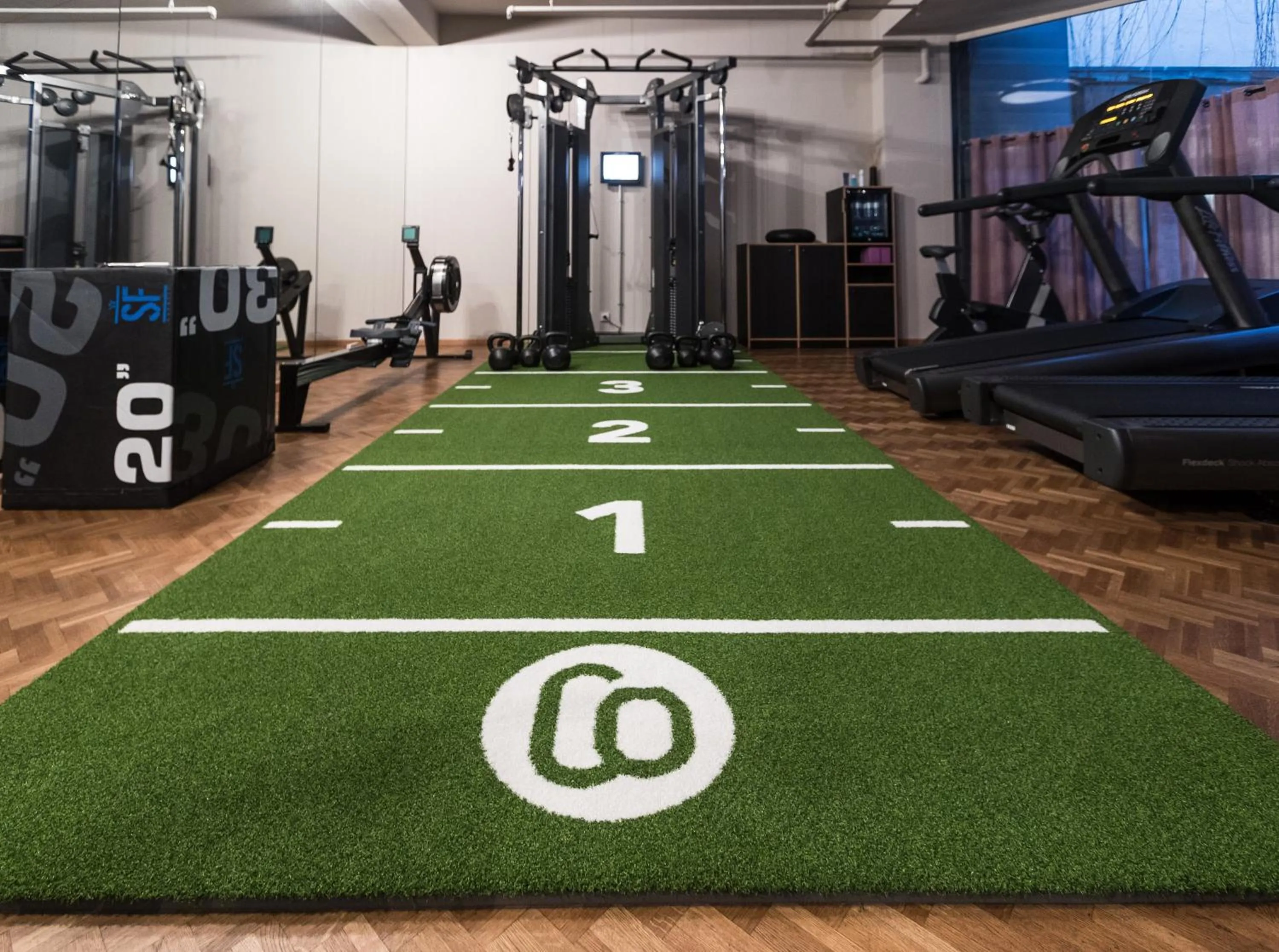 Fitness centre/facilities in CORTIINA Hotel