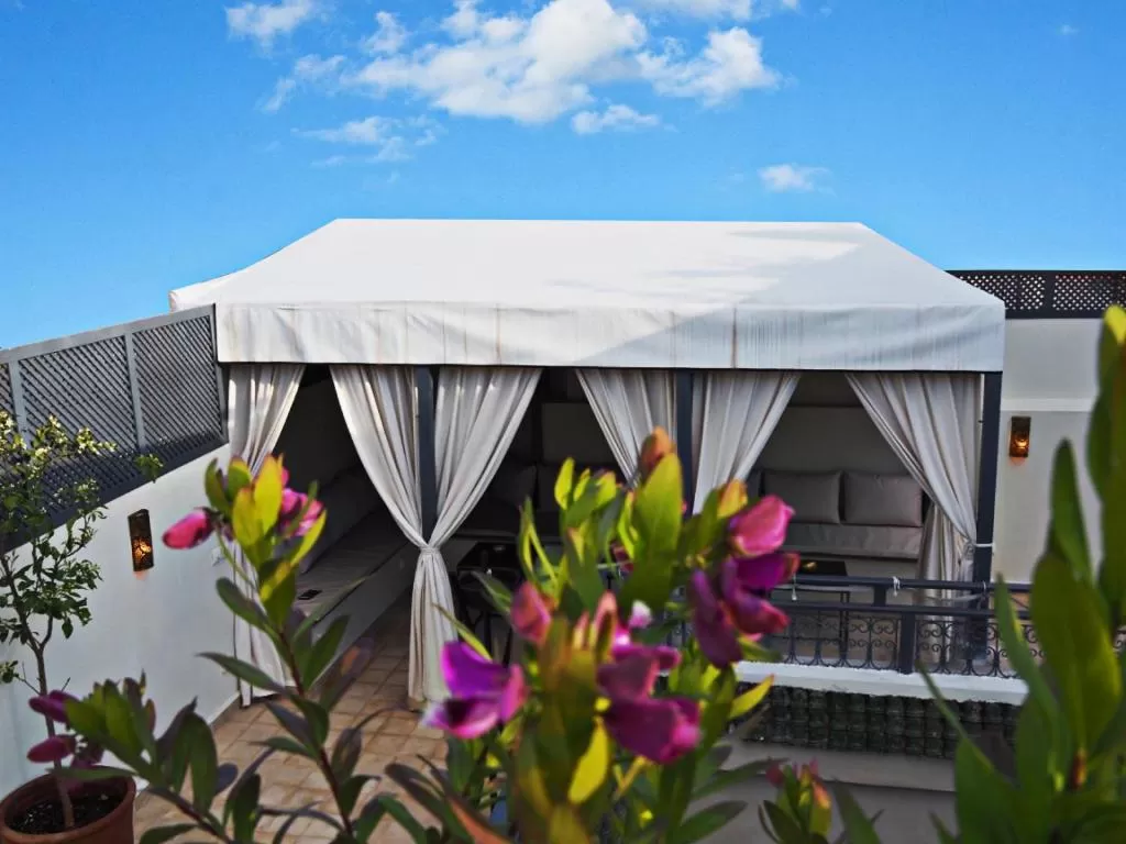 Balcony/Terrace in Riad La Porte de l'oasis