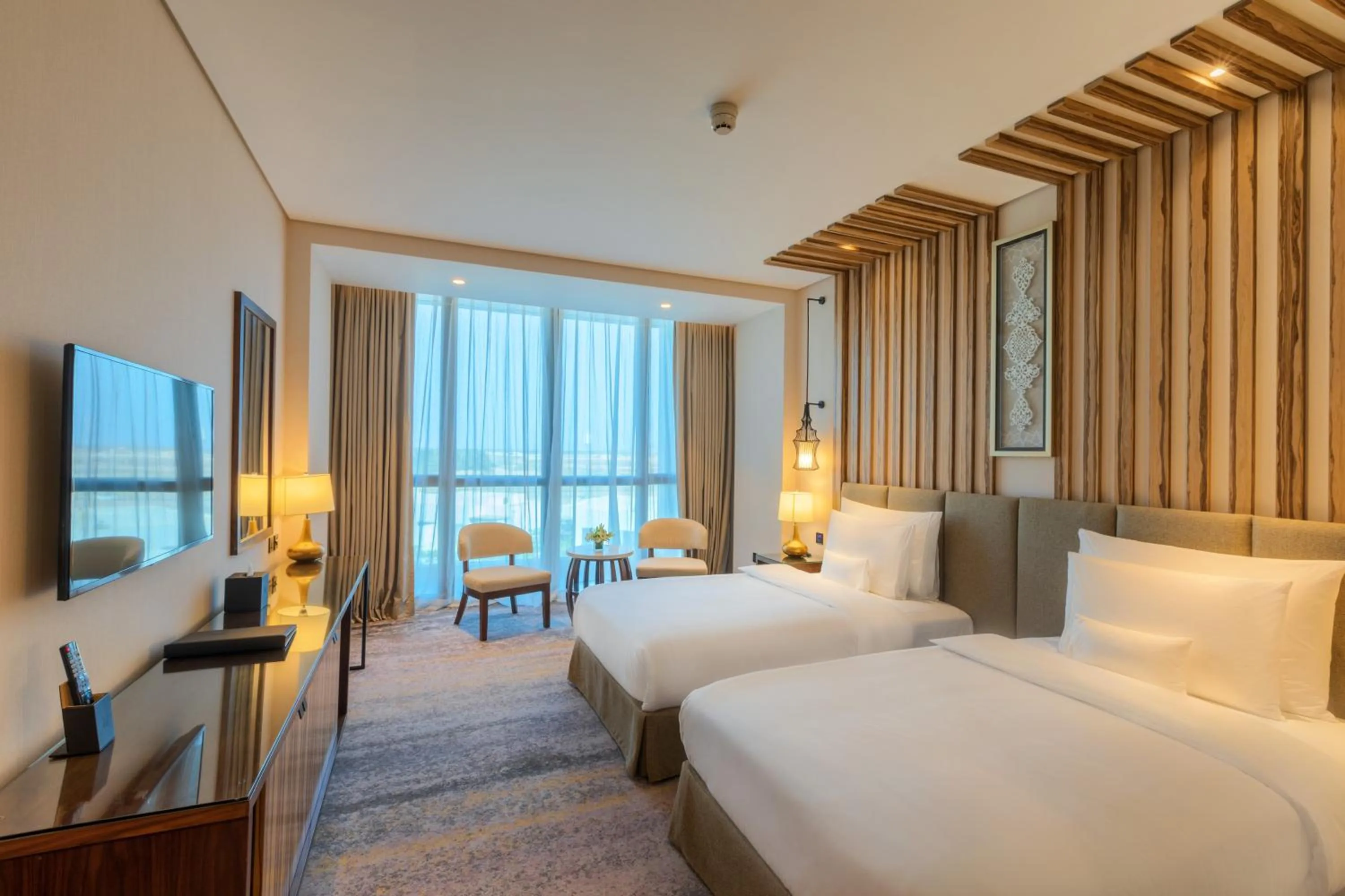 Bedroom, Bed in Millennium Resort Salalah