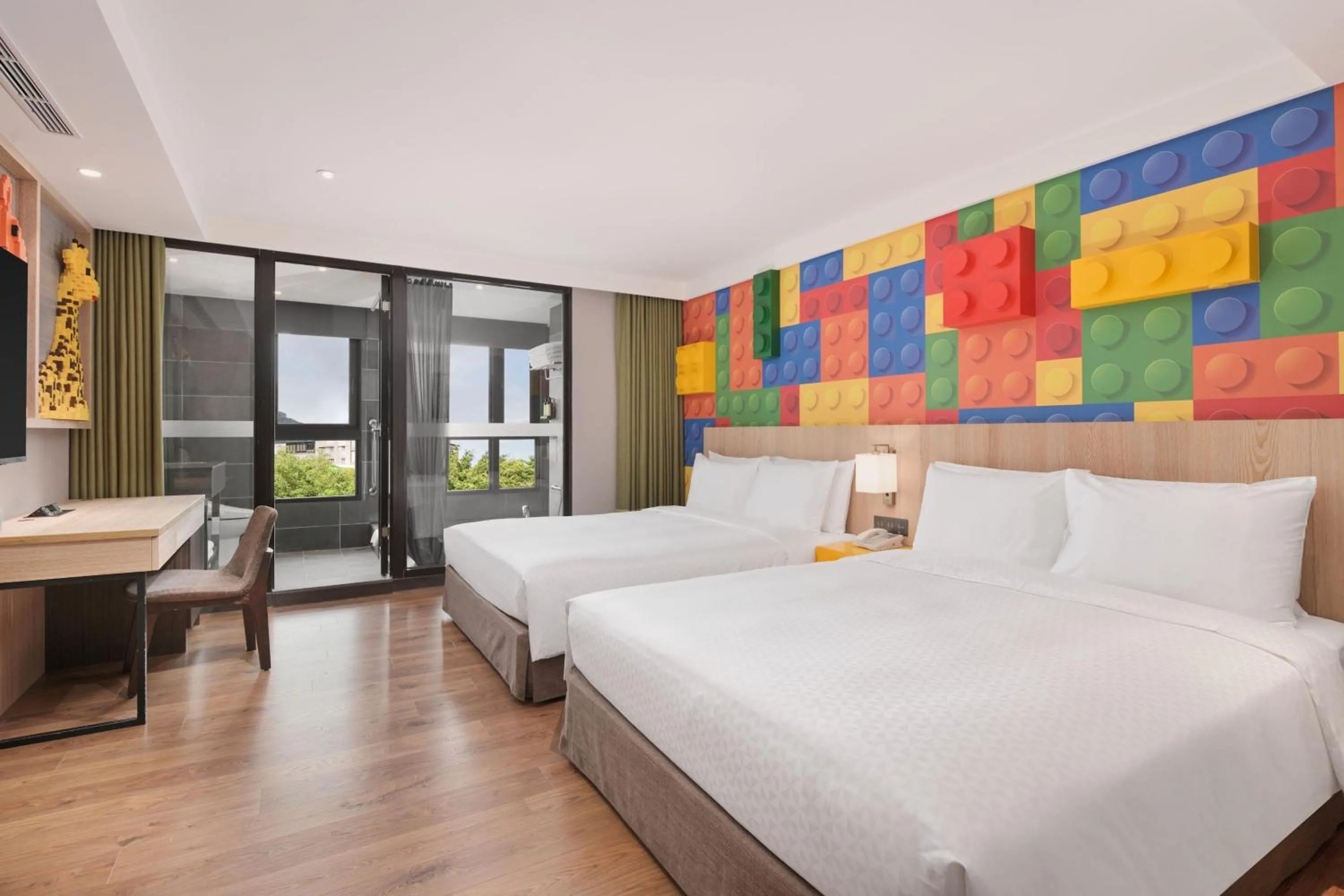 Photo of the whole room, Bed in Four Points by Sheraton Yilan Jiaoxi