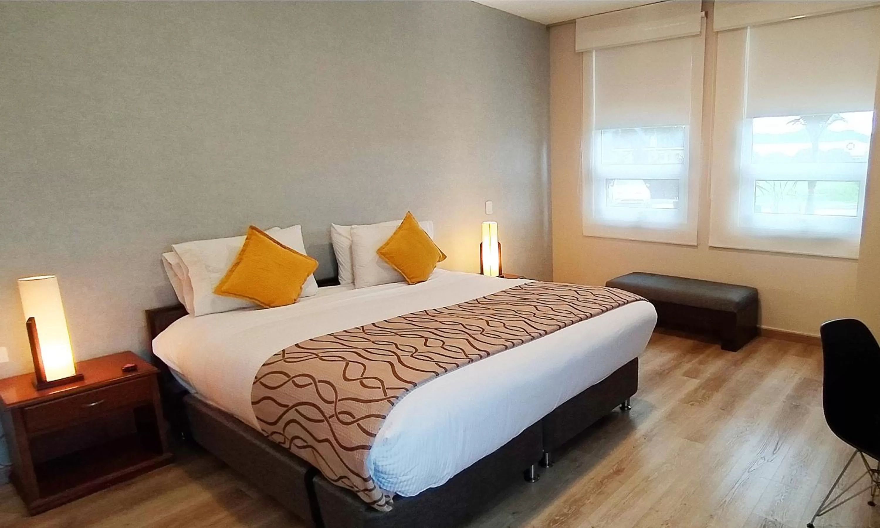 Bed in Hotel Xue Sabana