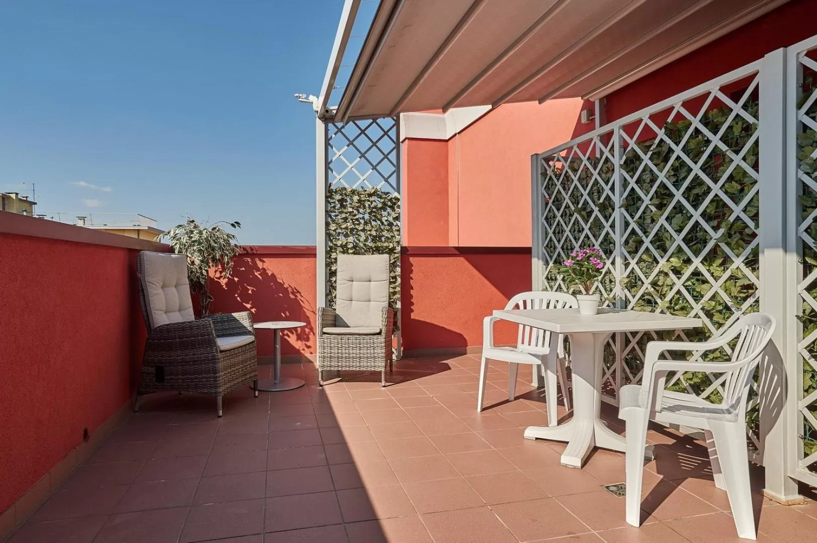 Balcony/Terrace in Hotel Marco Polo 3 Stelle Superior