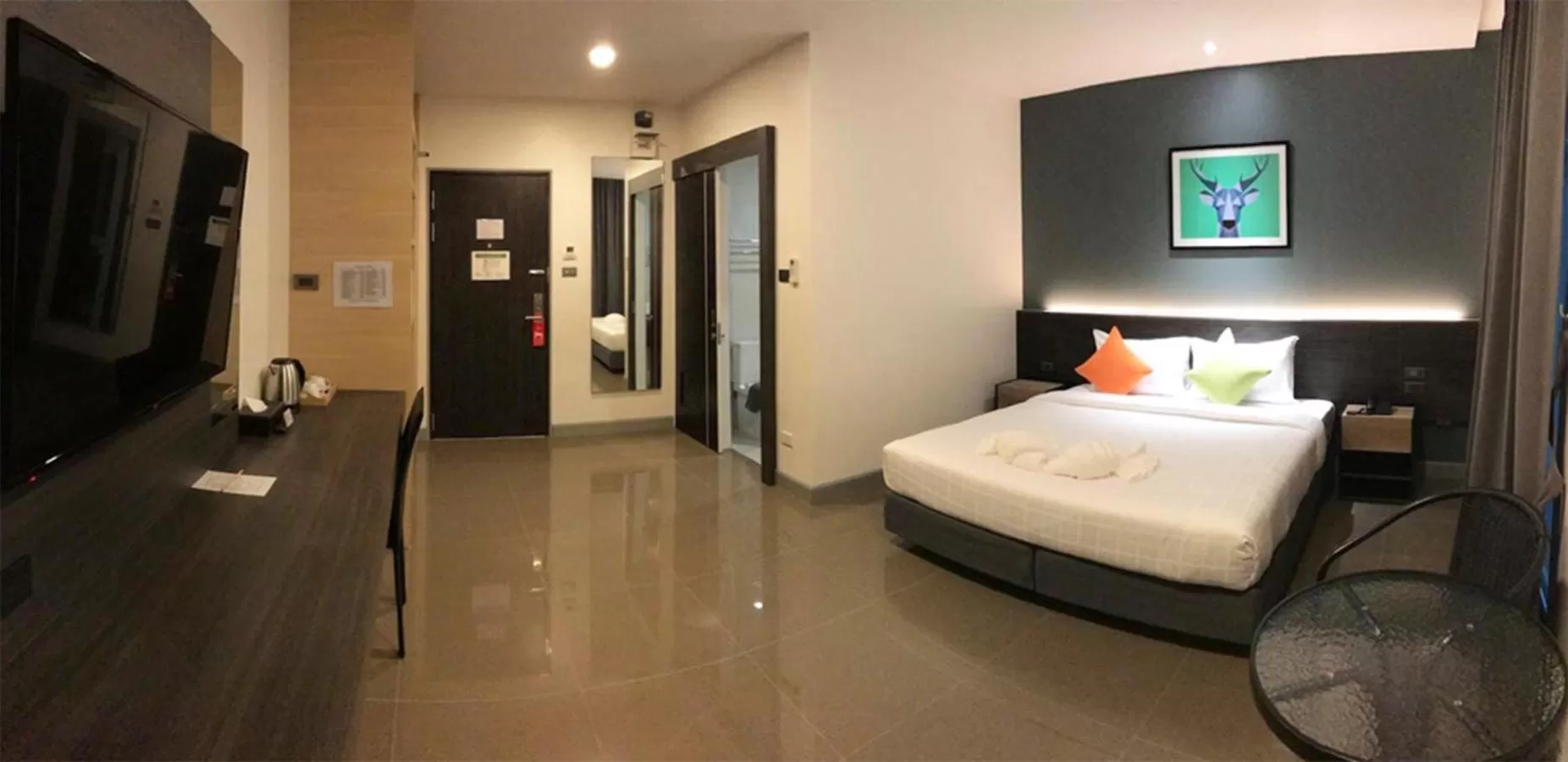 Bed in Clover Hotel Hatyai