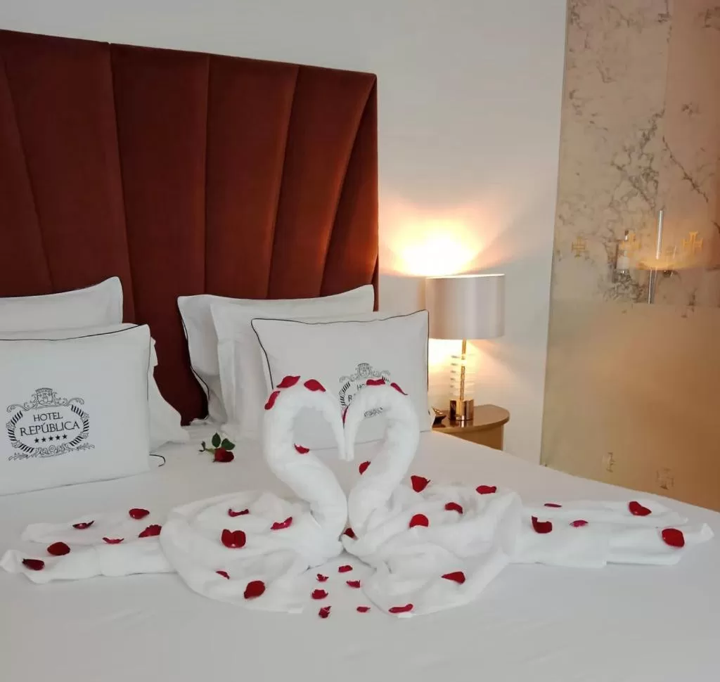 Bed in Hotel República Boutique Hotel