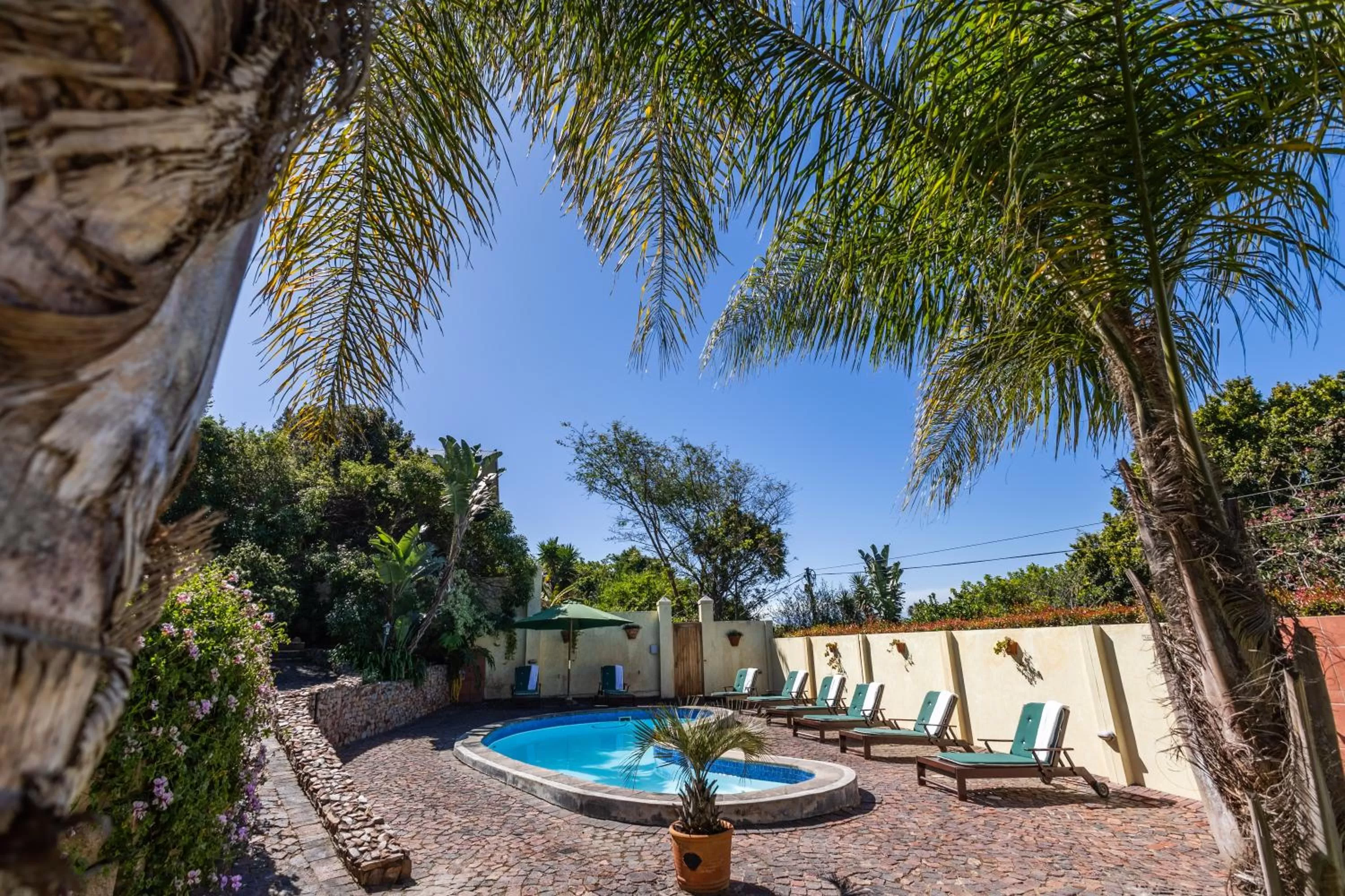 Swimming pool, Pool View in Gästehaus Pinkepank