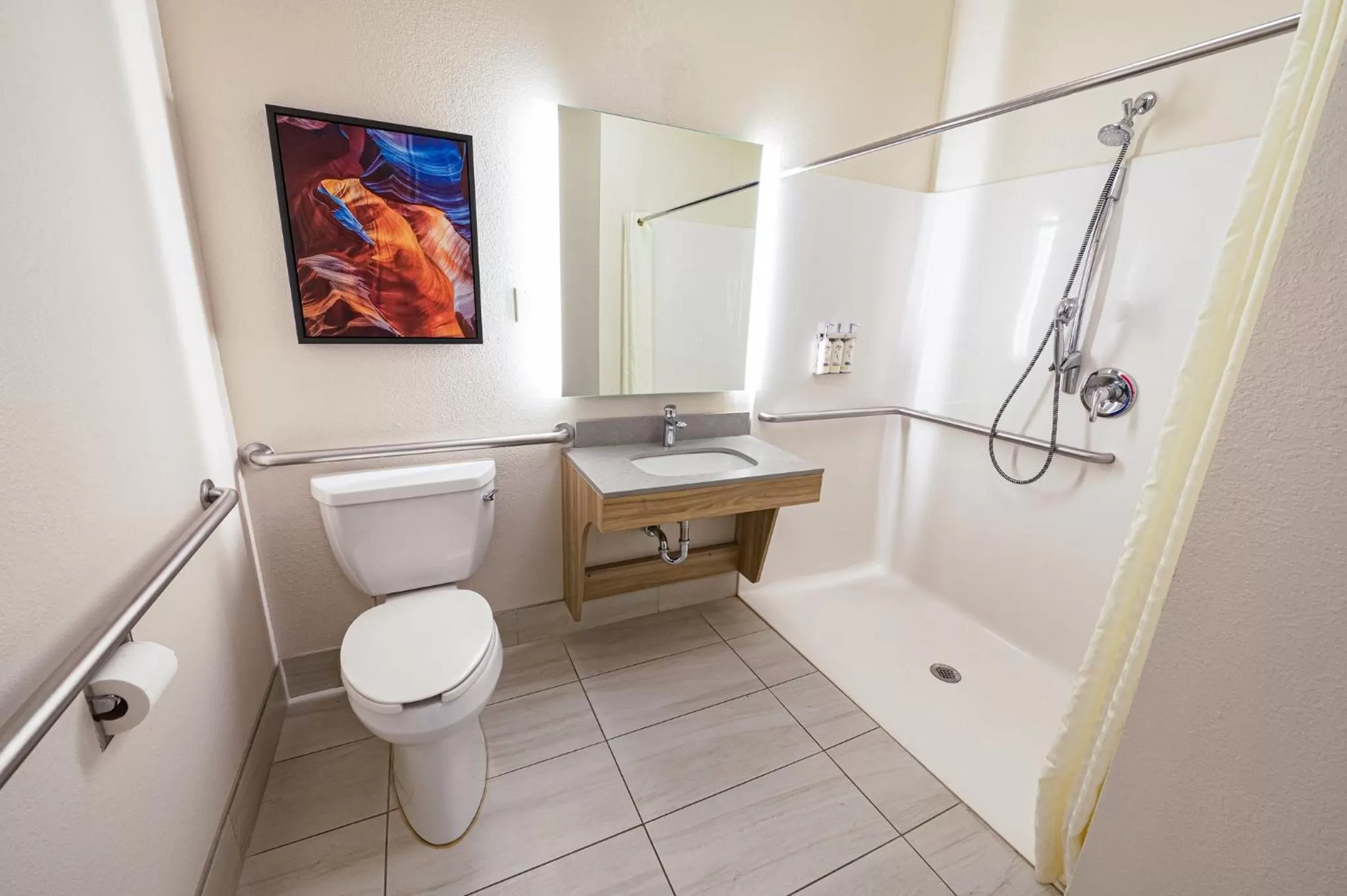 Queen Studio with Roll-In Shower - Disability Access - Non-Smoking in Candlewood Suites Merrillville, an IHG Hotel