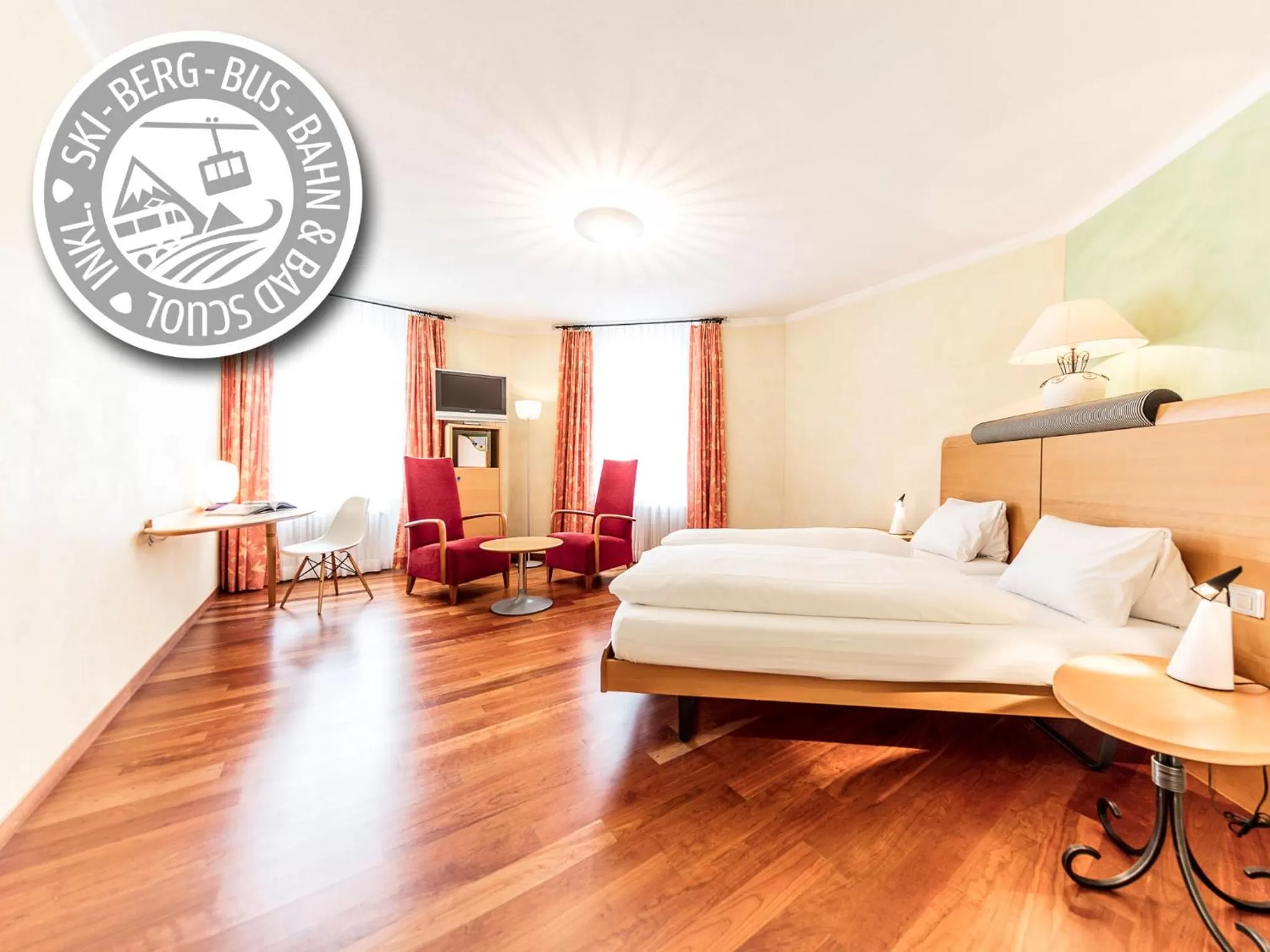 Bedroom in Hotel Belvedere Scuol